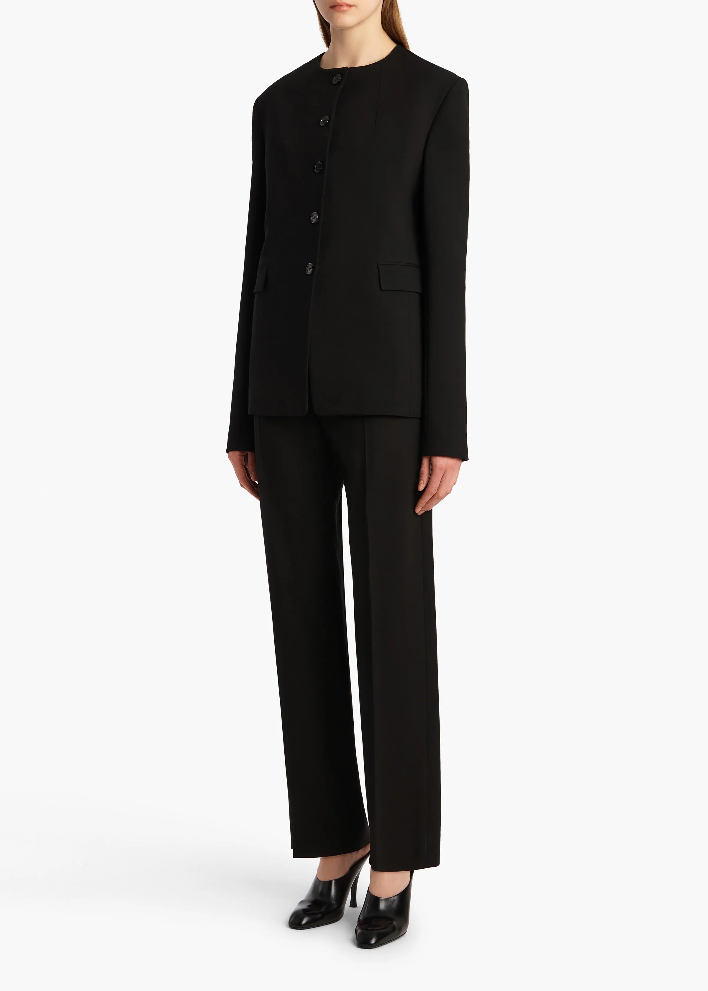 Callen Pant in Black sold by KHAITE product image thumbnail 2