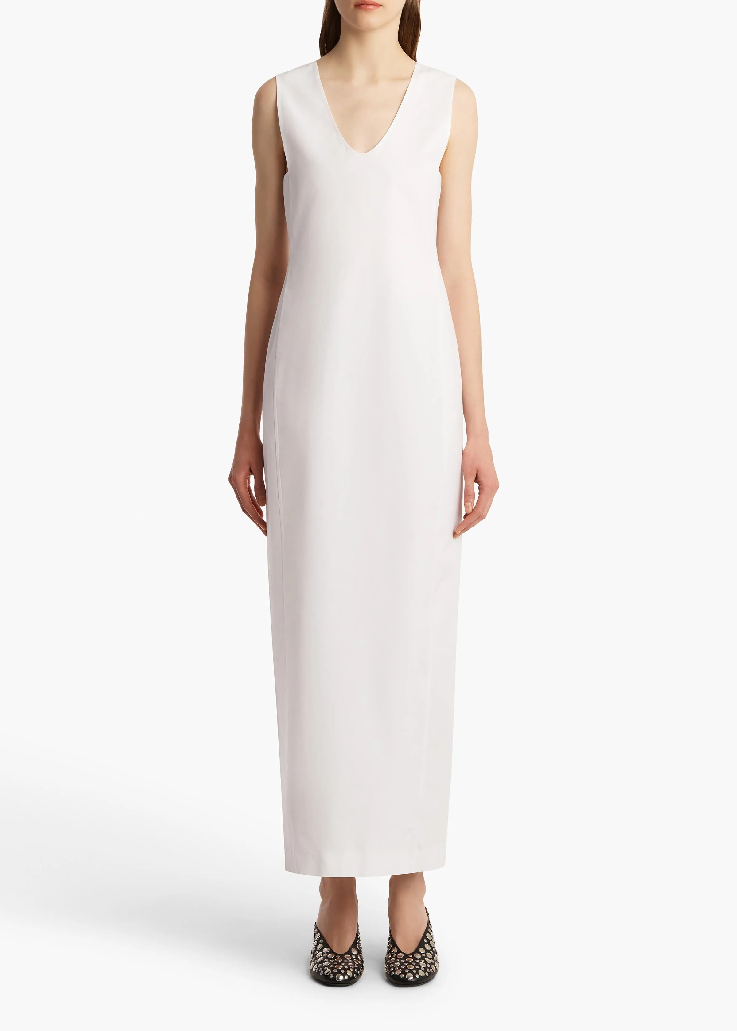 Avery Dress in White sold by KHAITE product image thumbnail 3