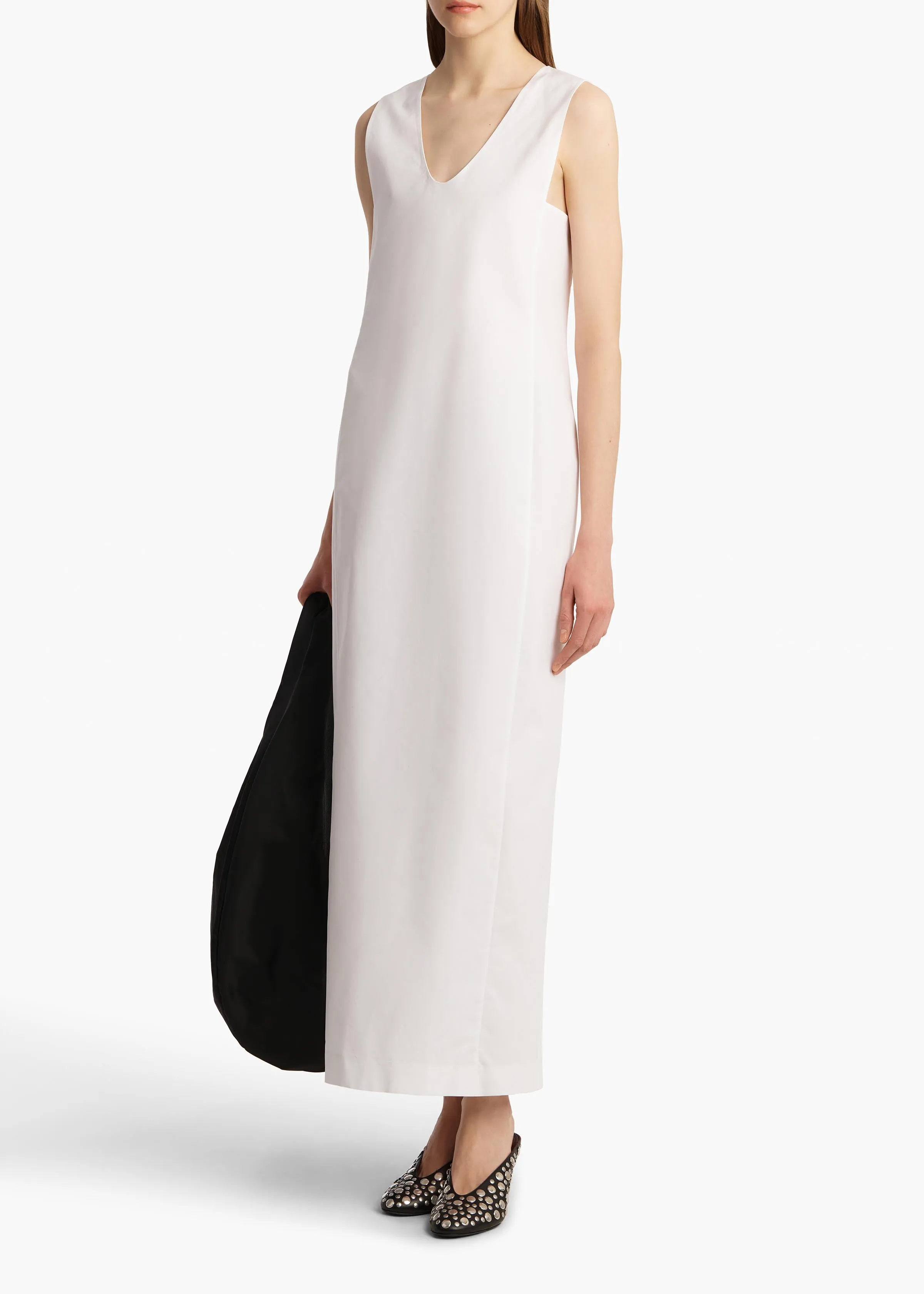 Avery Dress in White sold by KHAITE product image thumbnail 2