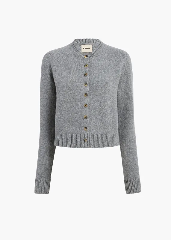Everheart Cardigan in Fog sold by KHAITE