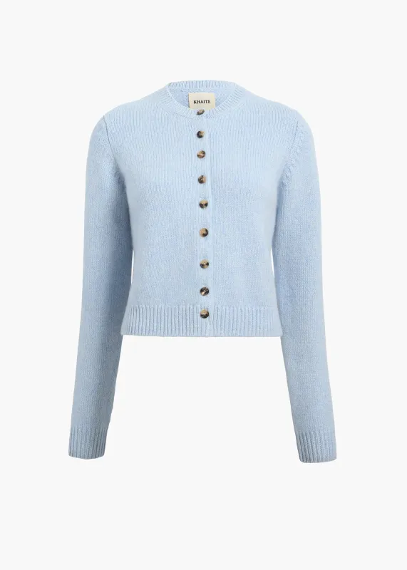 Everheart Cardigan in Atmosphere sold by KHAITE