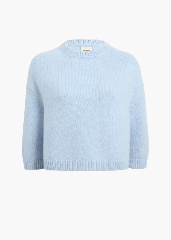 Sabina Sweater in Atmosphere sold by KHAITE
