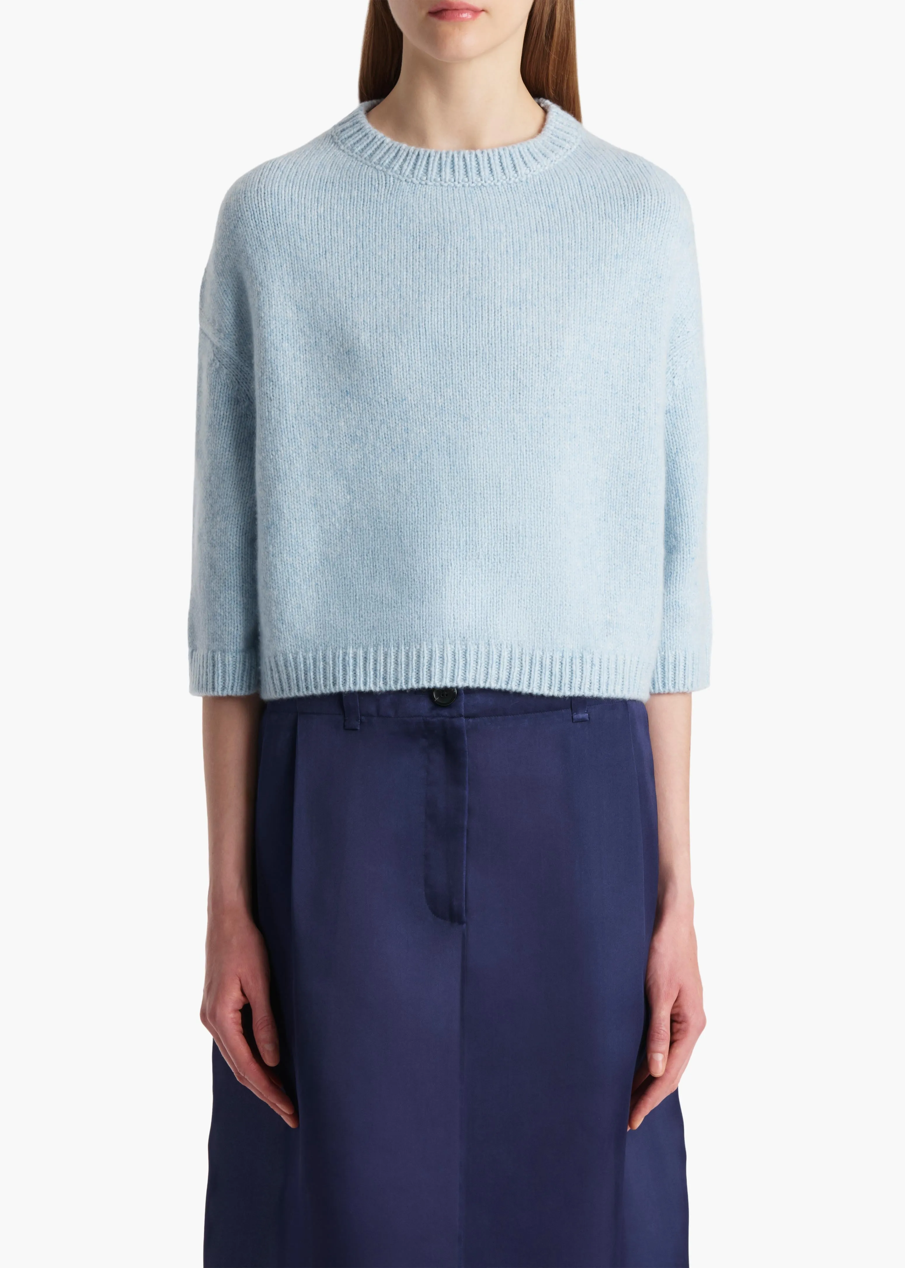 Sabina Sweater in Atmosphere sold by KHAITE product image thumbnail 3