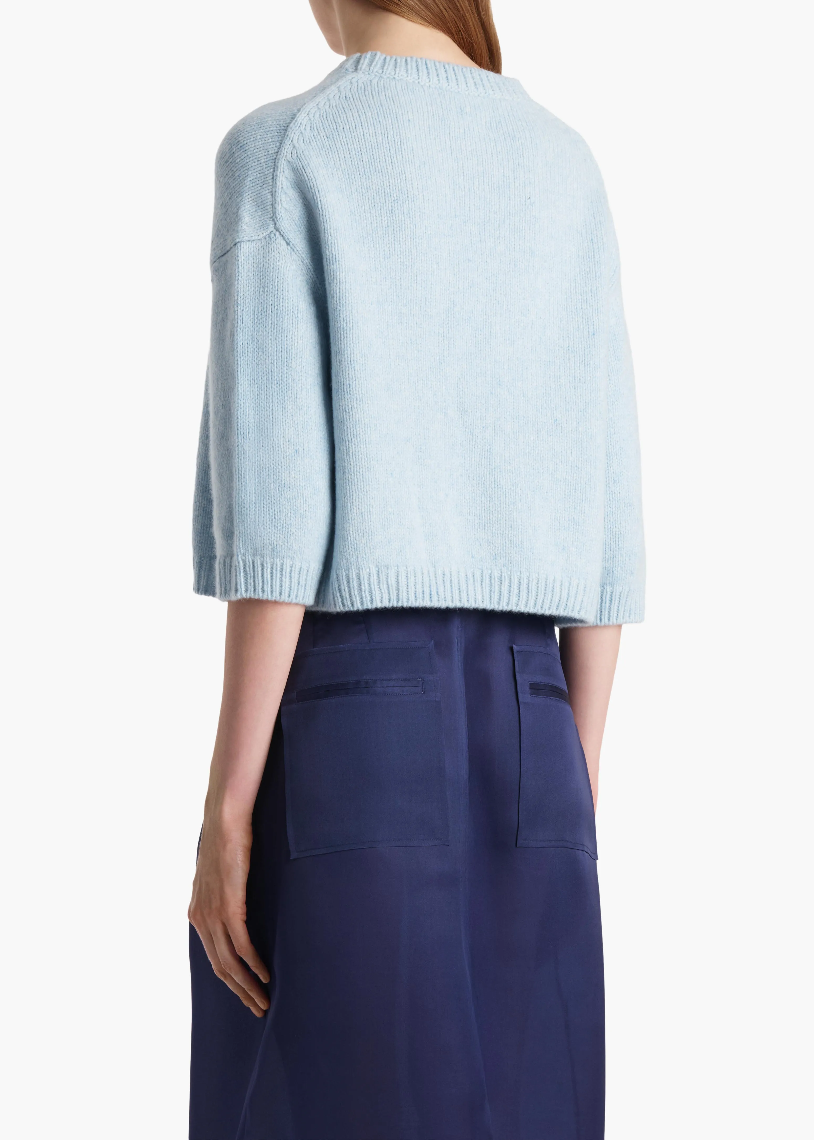 Sabina Sweater in Atmosphere sold by KHAITE product image thumbnail 4