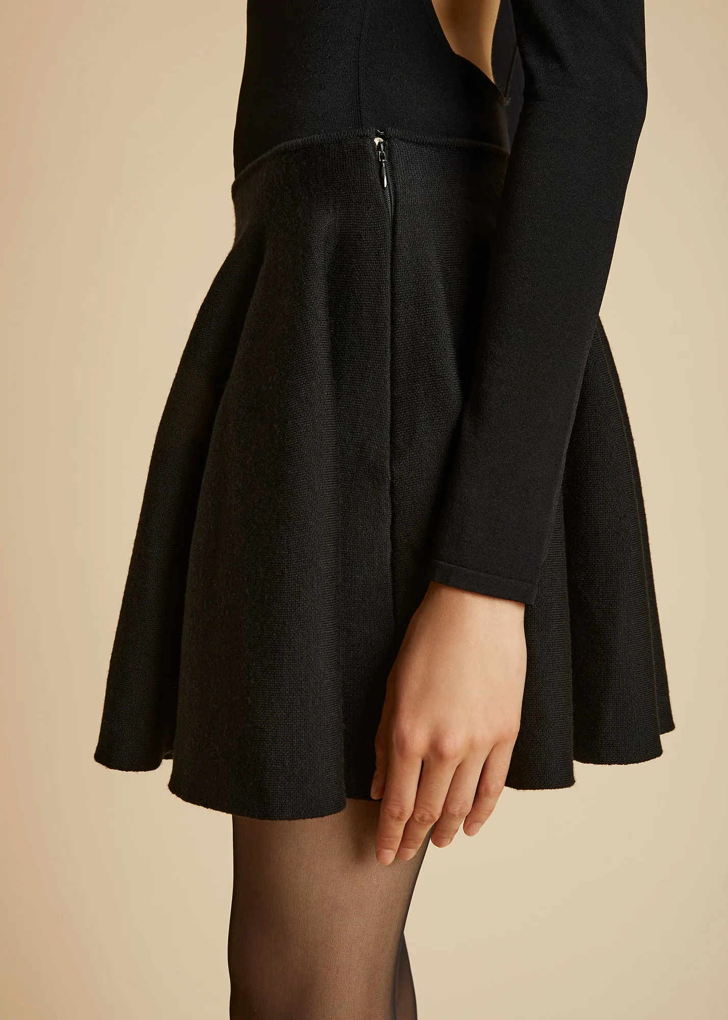 The Ulli Skirt in Black sold by KHAITE product image thumbnail 5