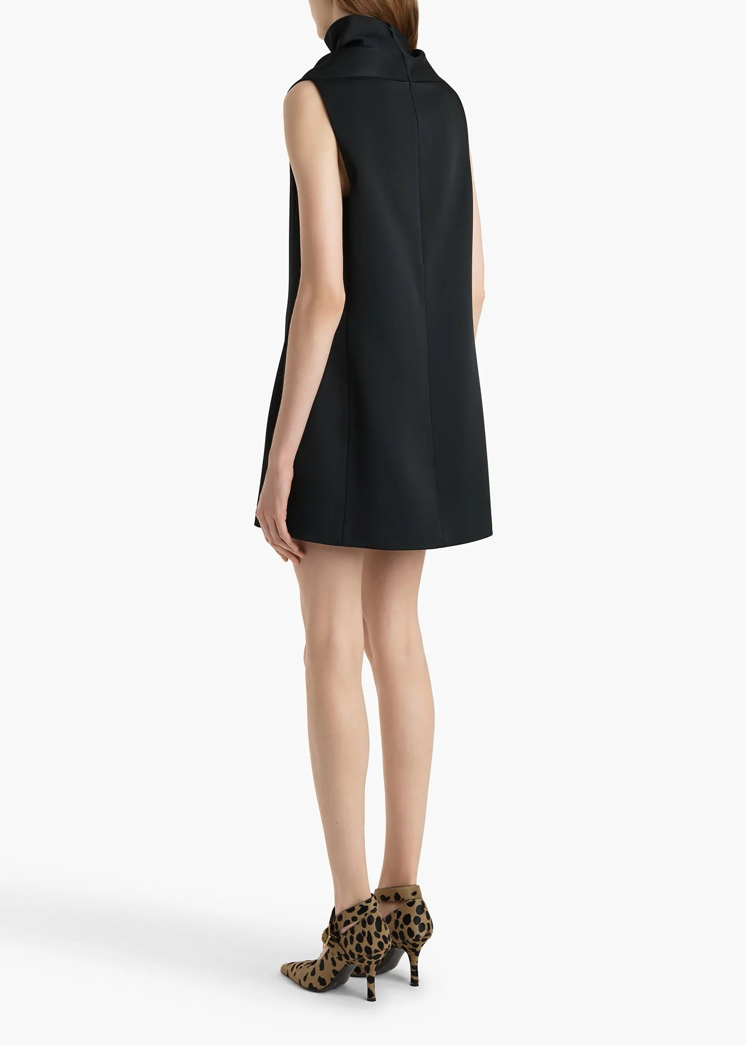 Daria Dress in Black Satin sold by KHAITE product image thumbnail 4