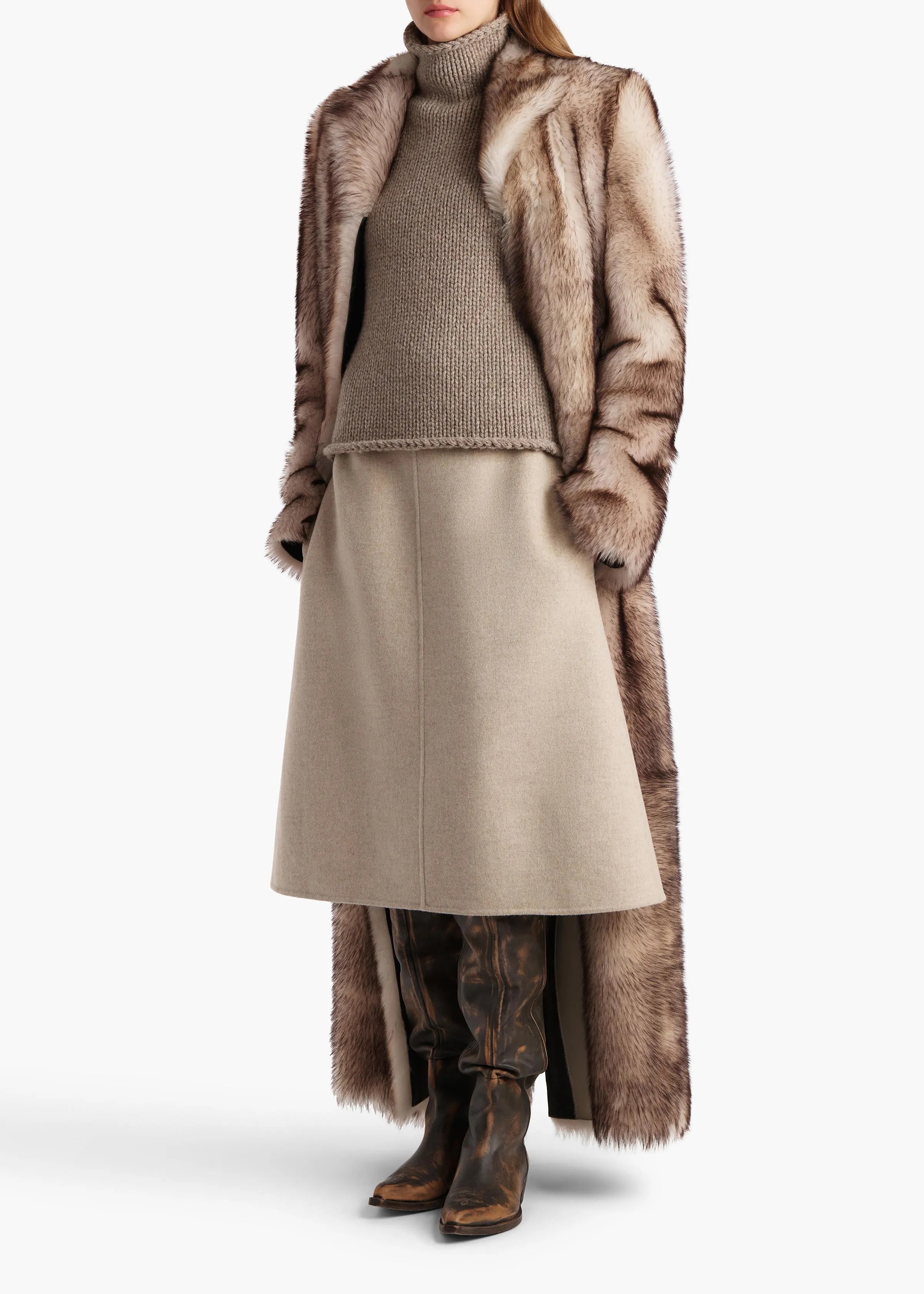 Sly Top in Sepia sold by KHAITE product image thumbnail 3