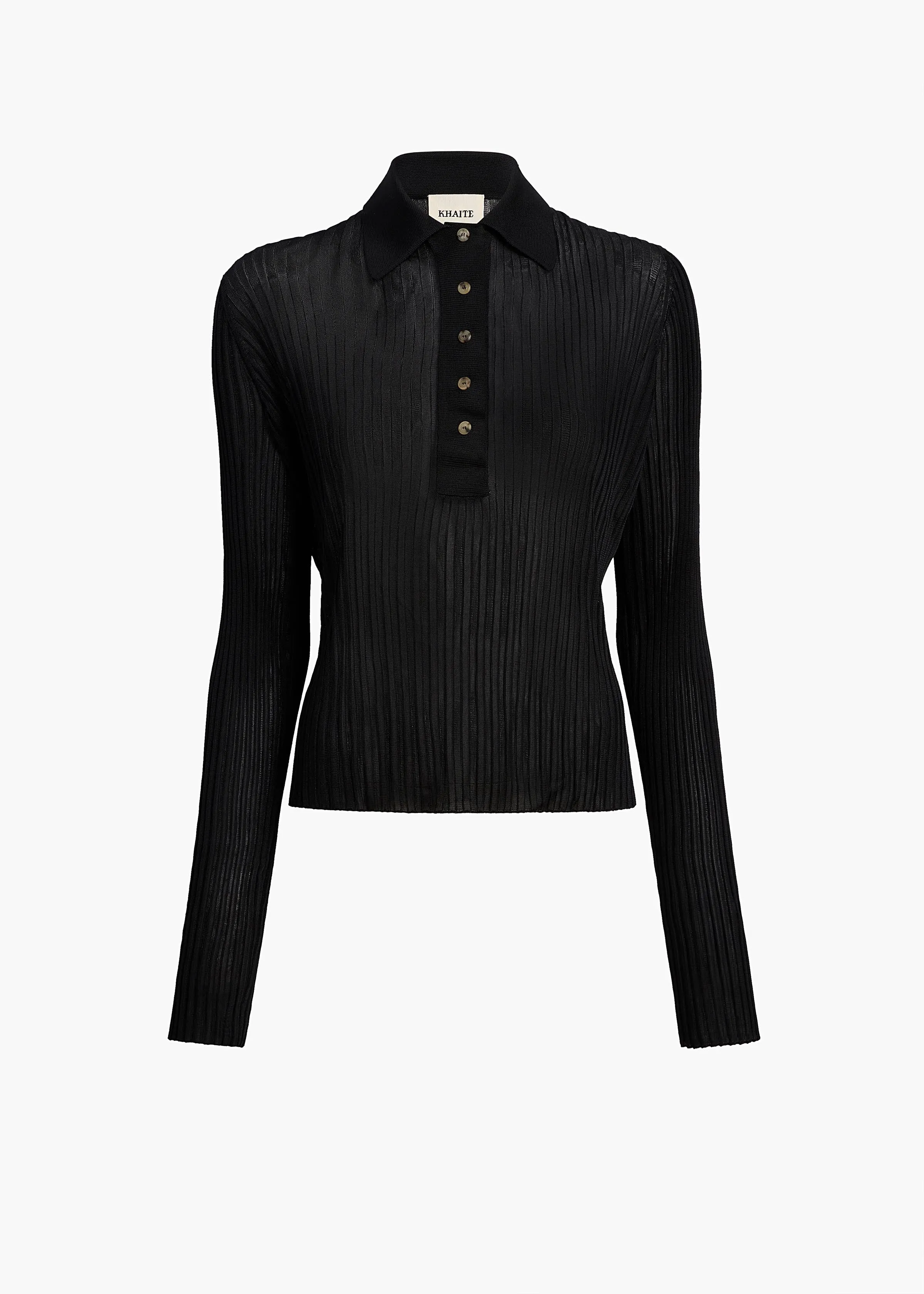Vin Top in Black sold by KHAITE