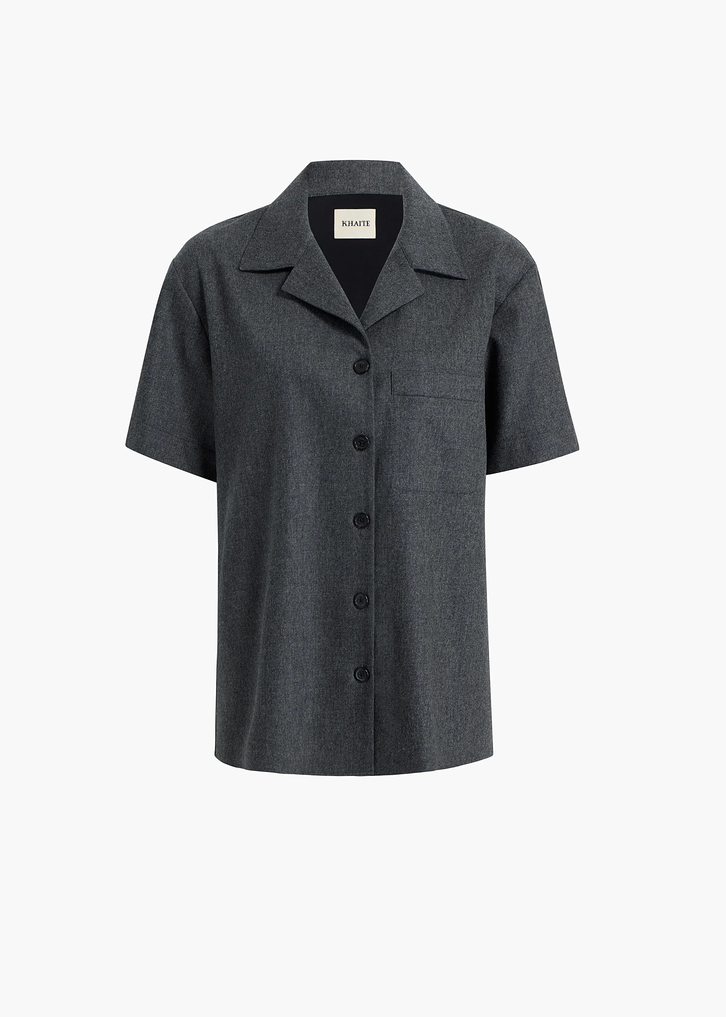 Riordan Top in Storm sold by KHAITE