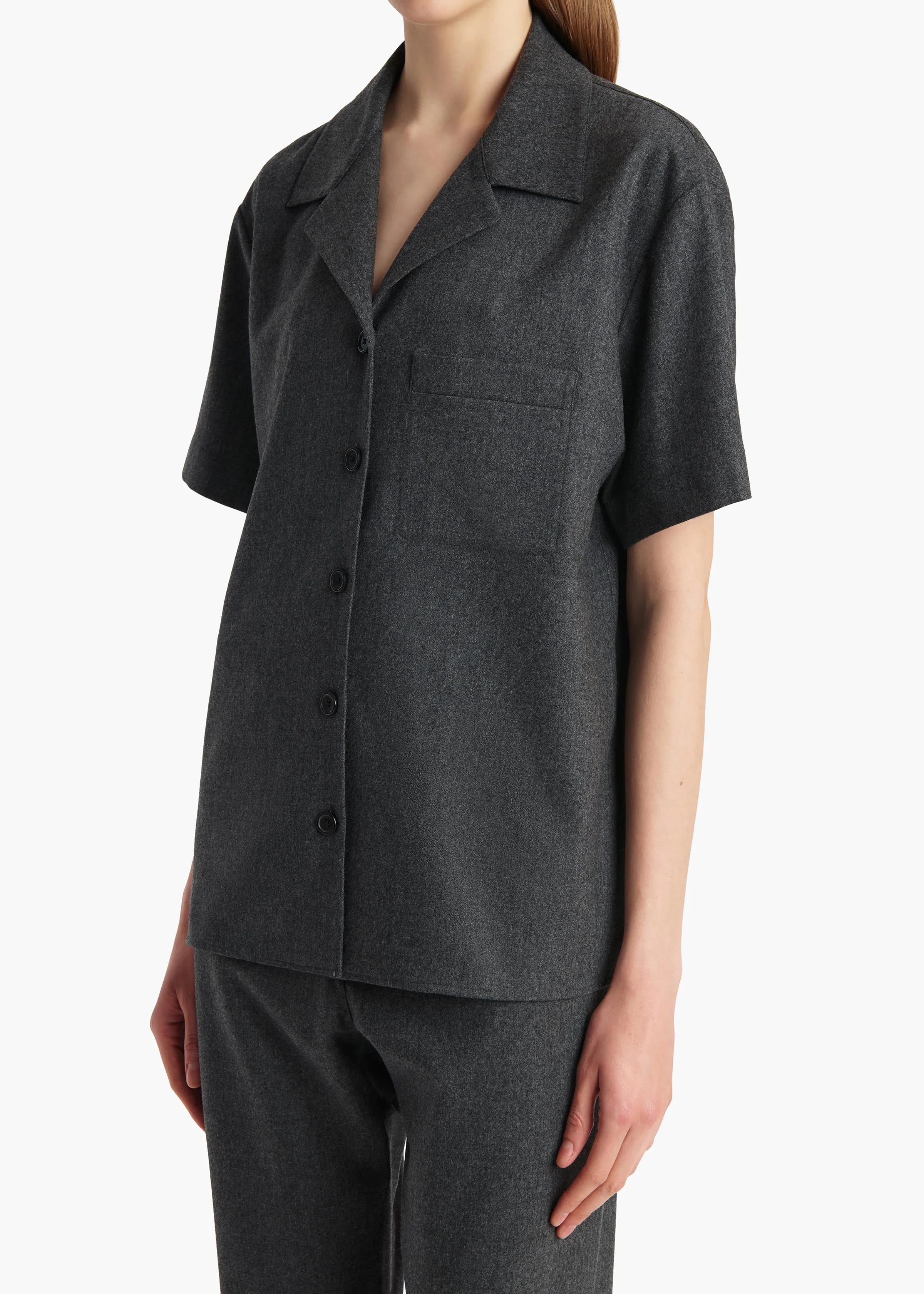 Riordan Top in Storm sold by KHAITE product image thumbnail 5