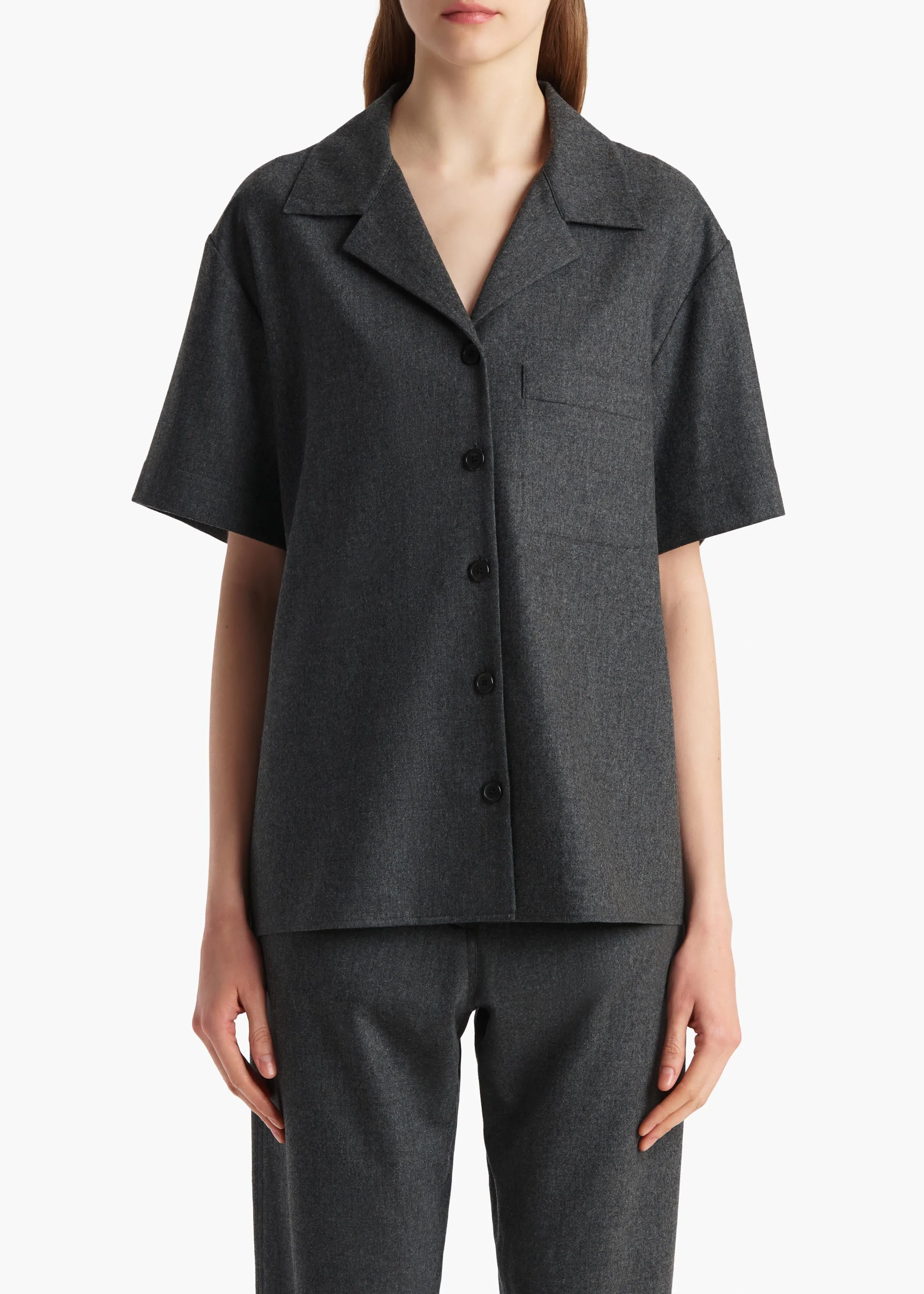 Riordan Top in Storm sold by KHAITE product image thumbnail 3