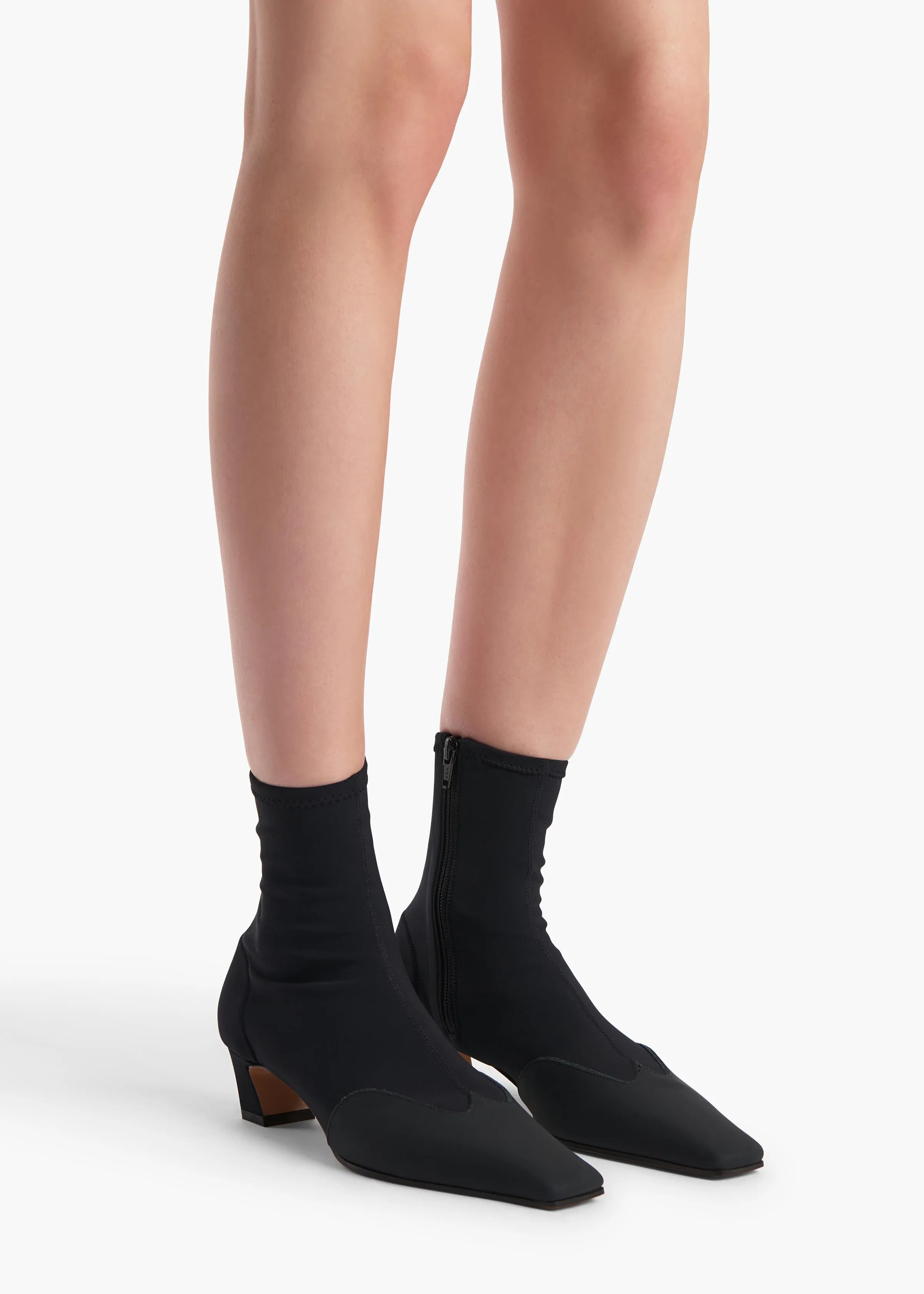 Nevada Stretch Low Boot in Black Nylon sold by KHAITE product image thumbnail 5