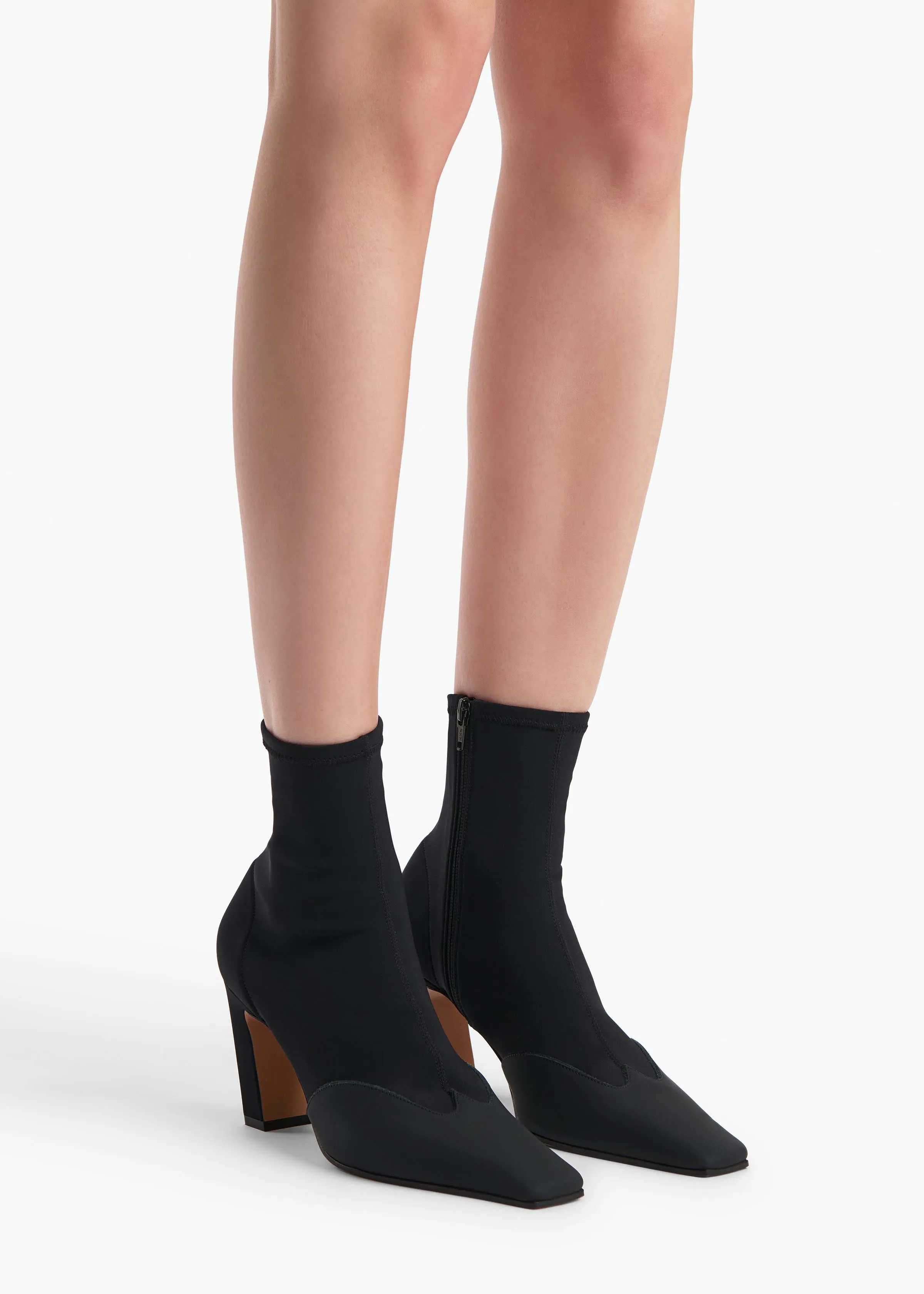 Nevada Stretch High Boot in Black Nylon sold by KHAITE product image thumbnail 5