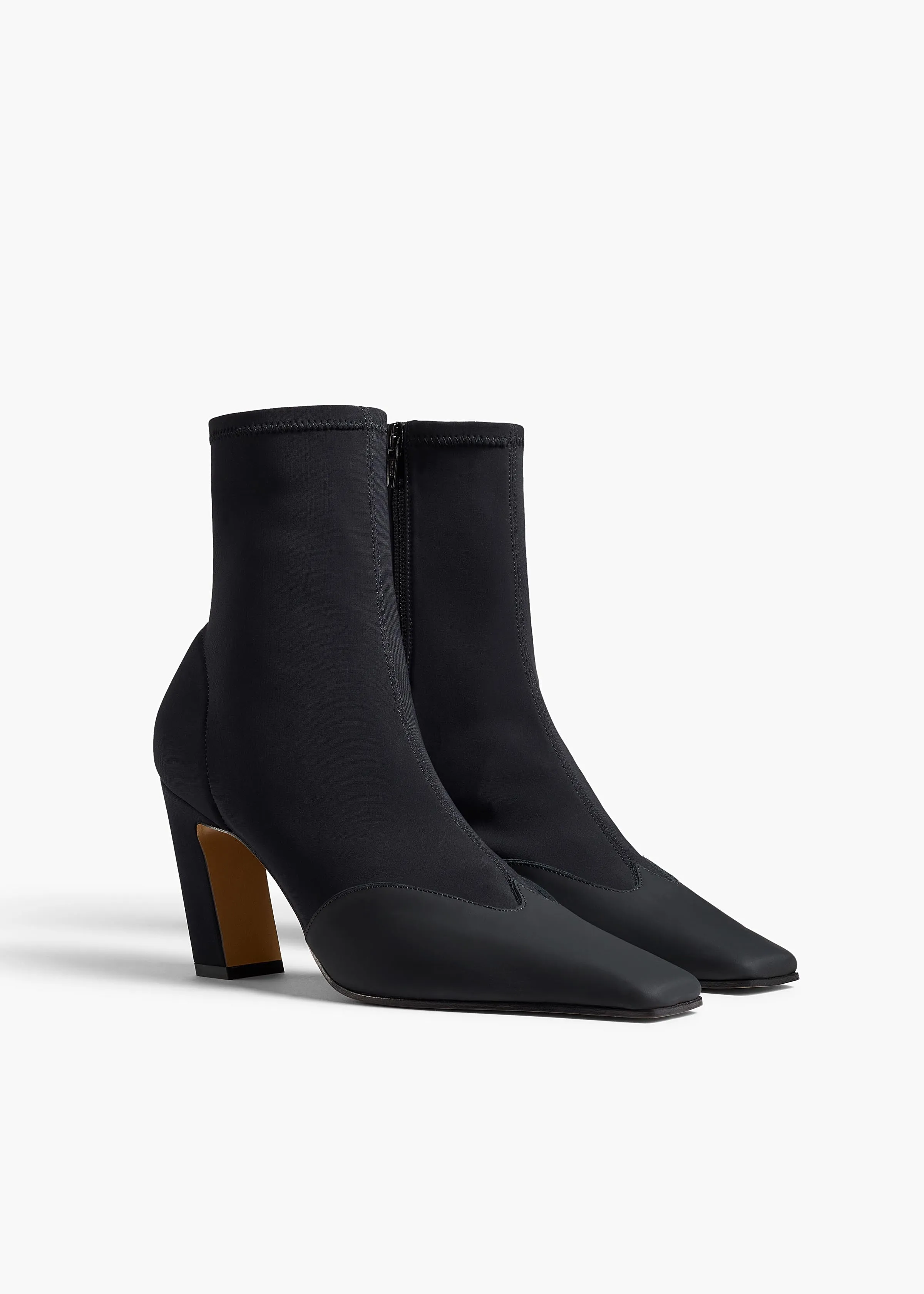 Nevada Stretch High Boot in Black Nylon sold by KHAITE product image thumbnail 2