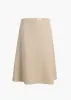 Nania Skirt in Oatmeal sold by KHAITE