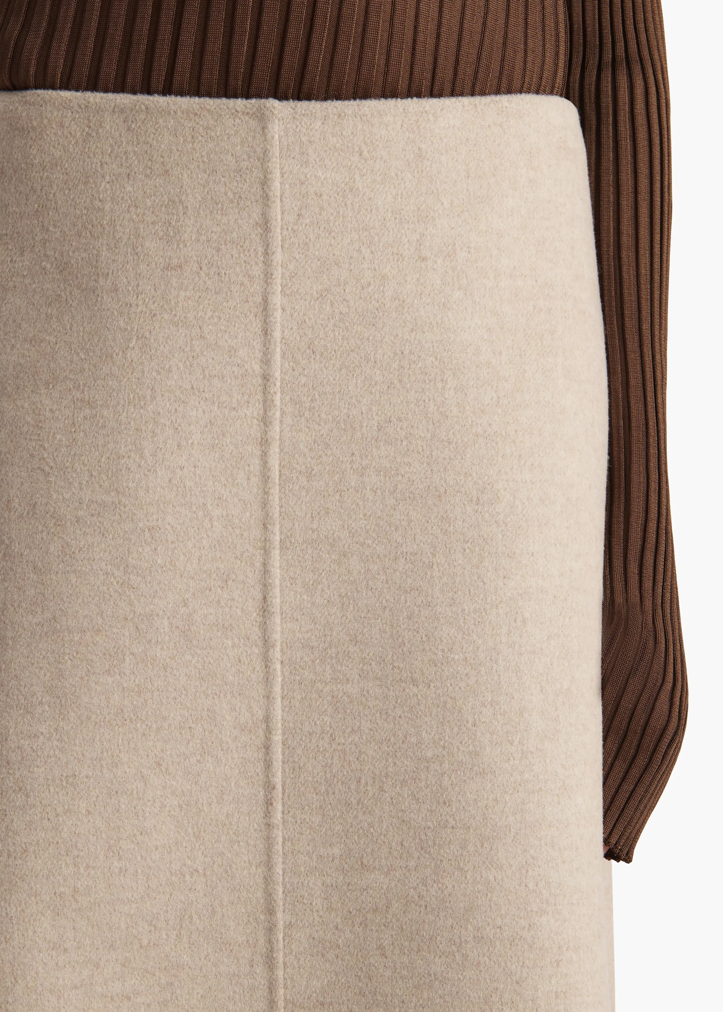 Nania Skirt in Oatmeal sold by KHAITE product image thumbnail 5