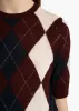 Anders Top in Merlot Multi sold by KHAITE