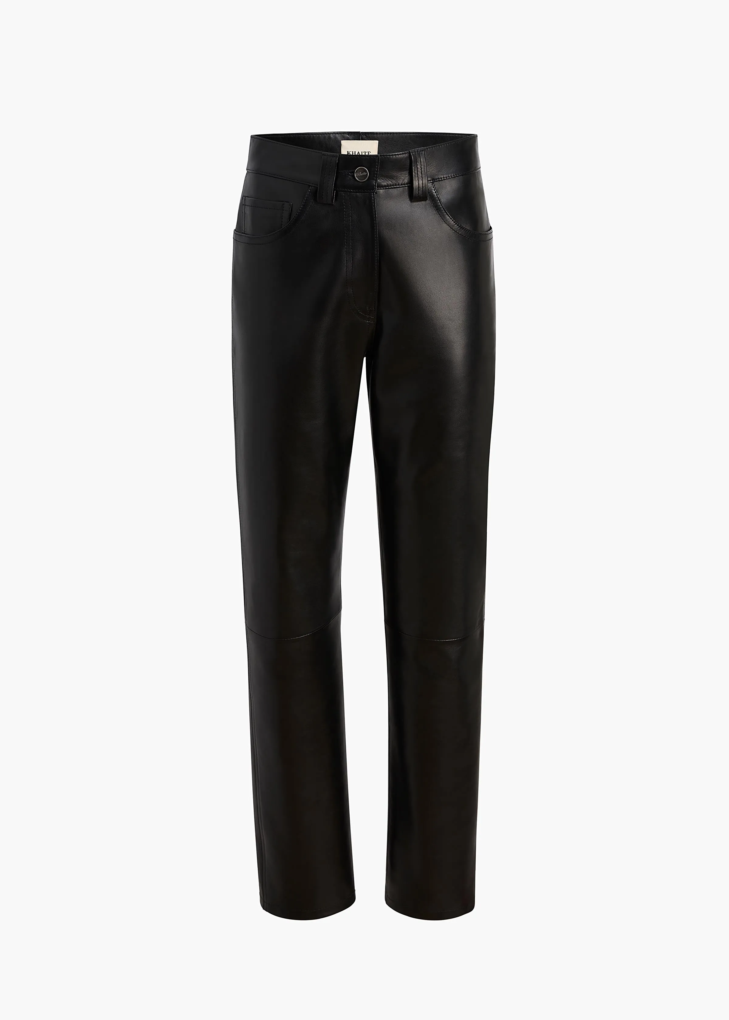 Callum Pant in Black Leather sold by KHAITE