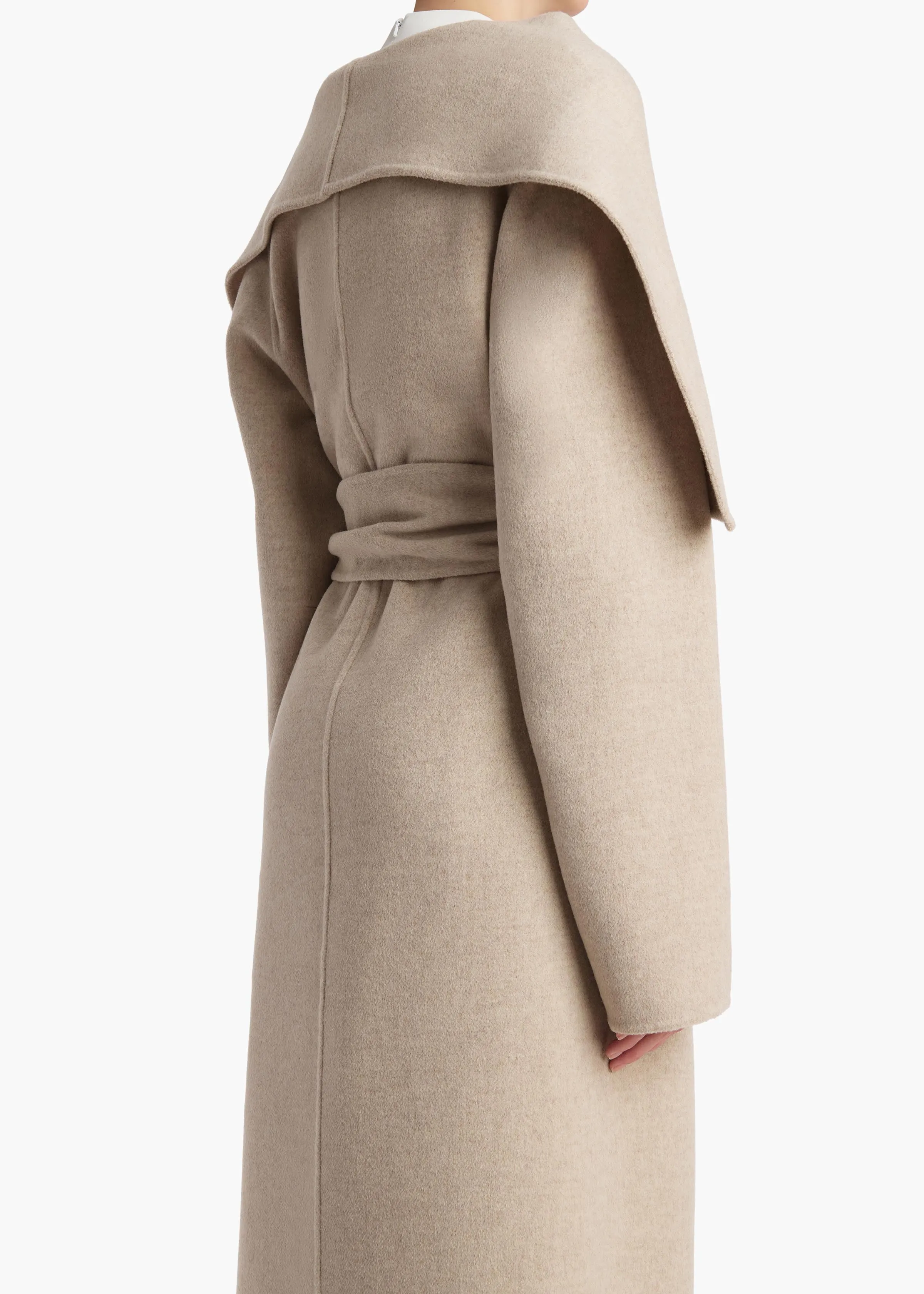 Levitt Coat in Oatmeal sold by KHAITE product image thumbnail 5