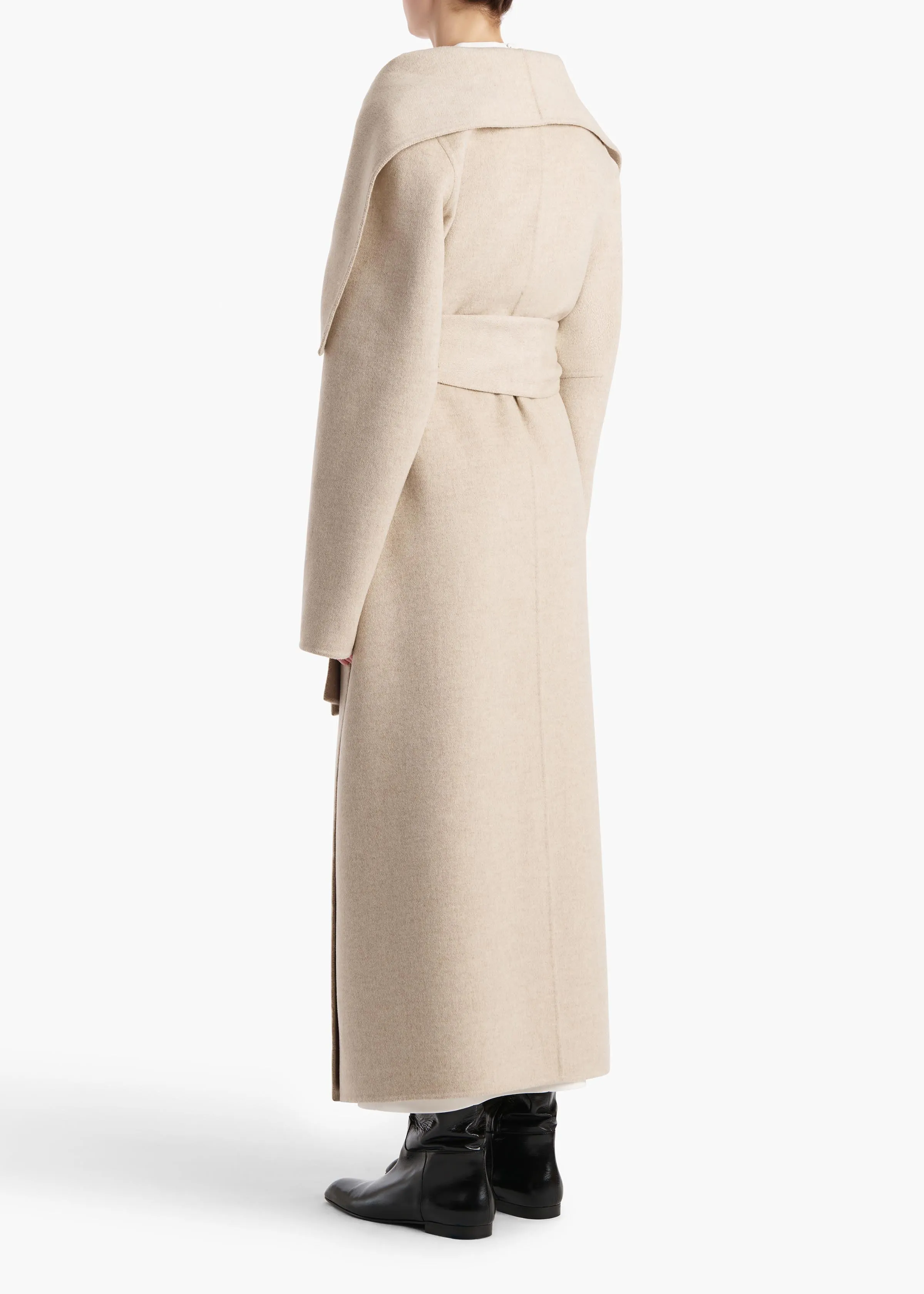 Levitt Coat in Oatmeal sold by KHAITE product image thumbnail 4