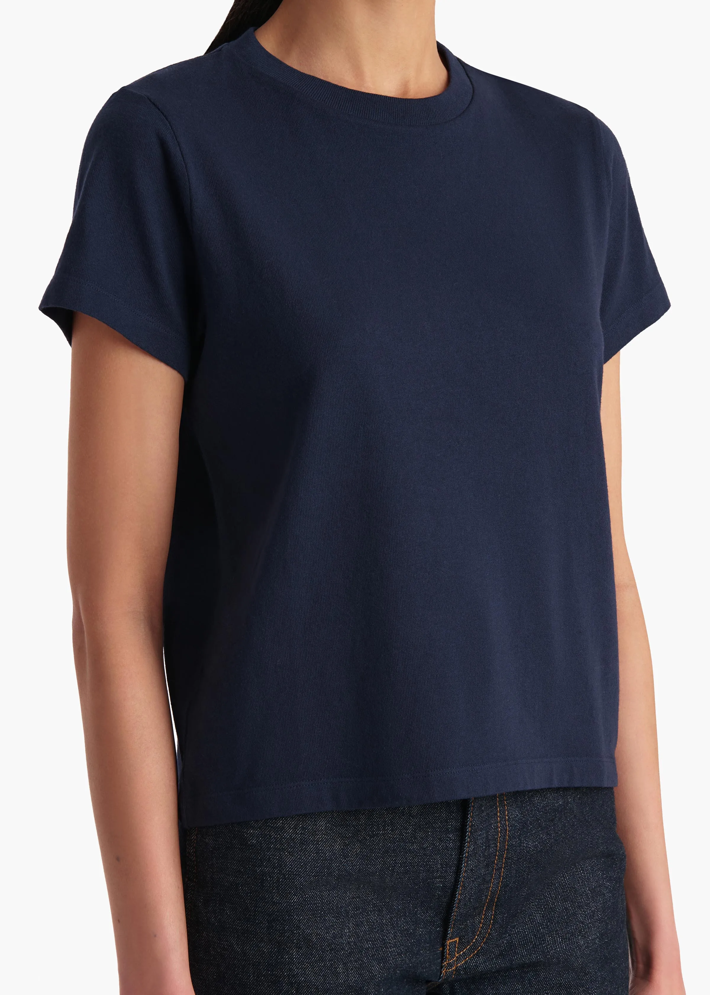 Emmylou T-Shirt in Indigo sold by KHAITE product image thumbnail 5