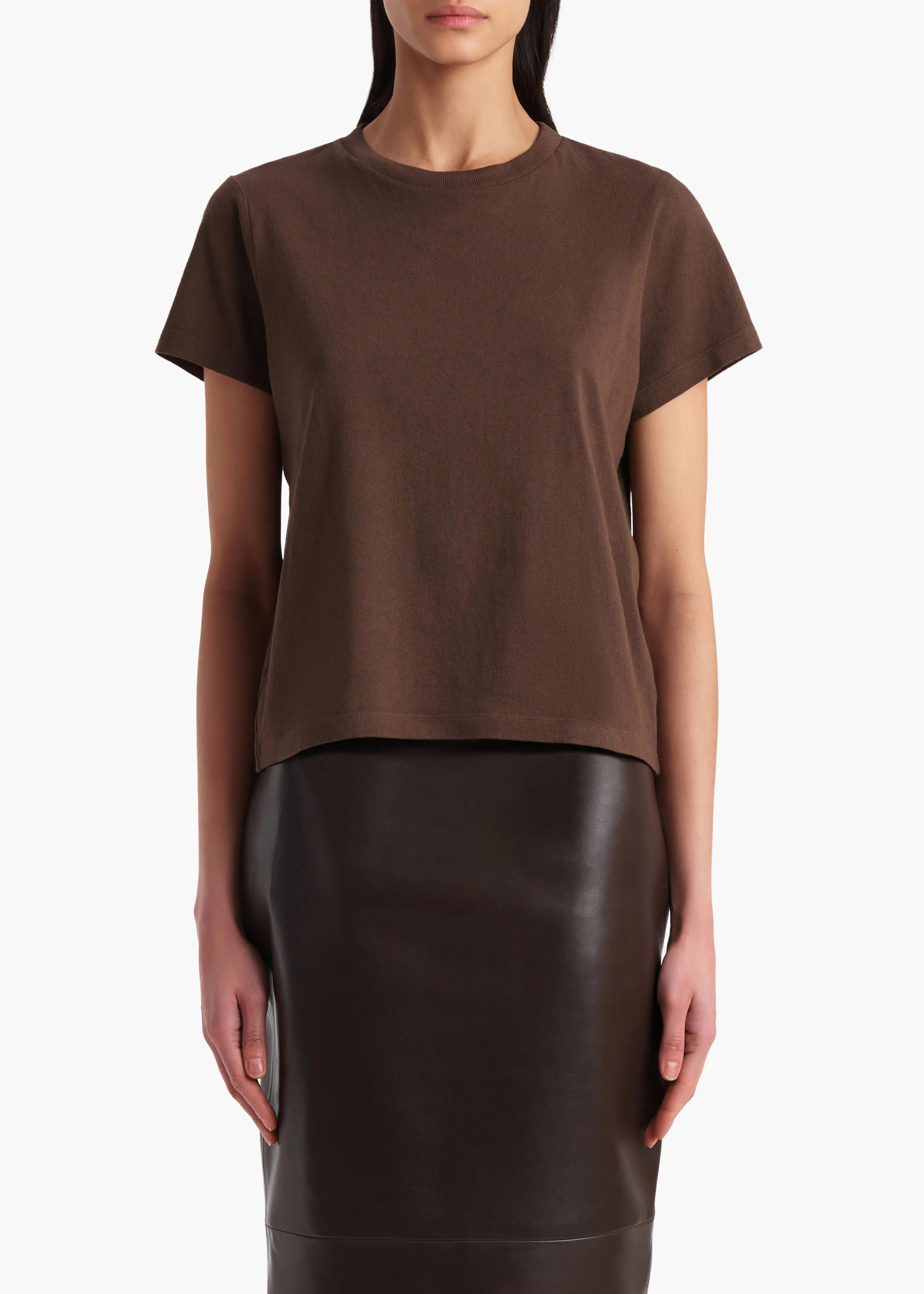 Emmylou T-Shirt in Bark sold by KHAITE product image thumbnail 3