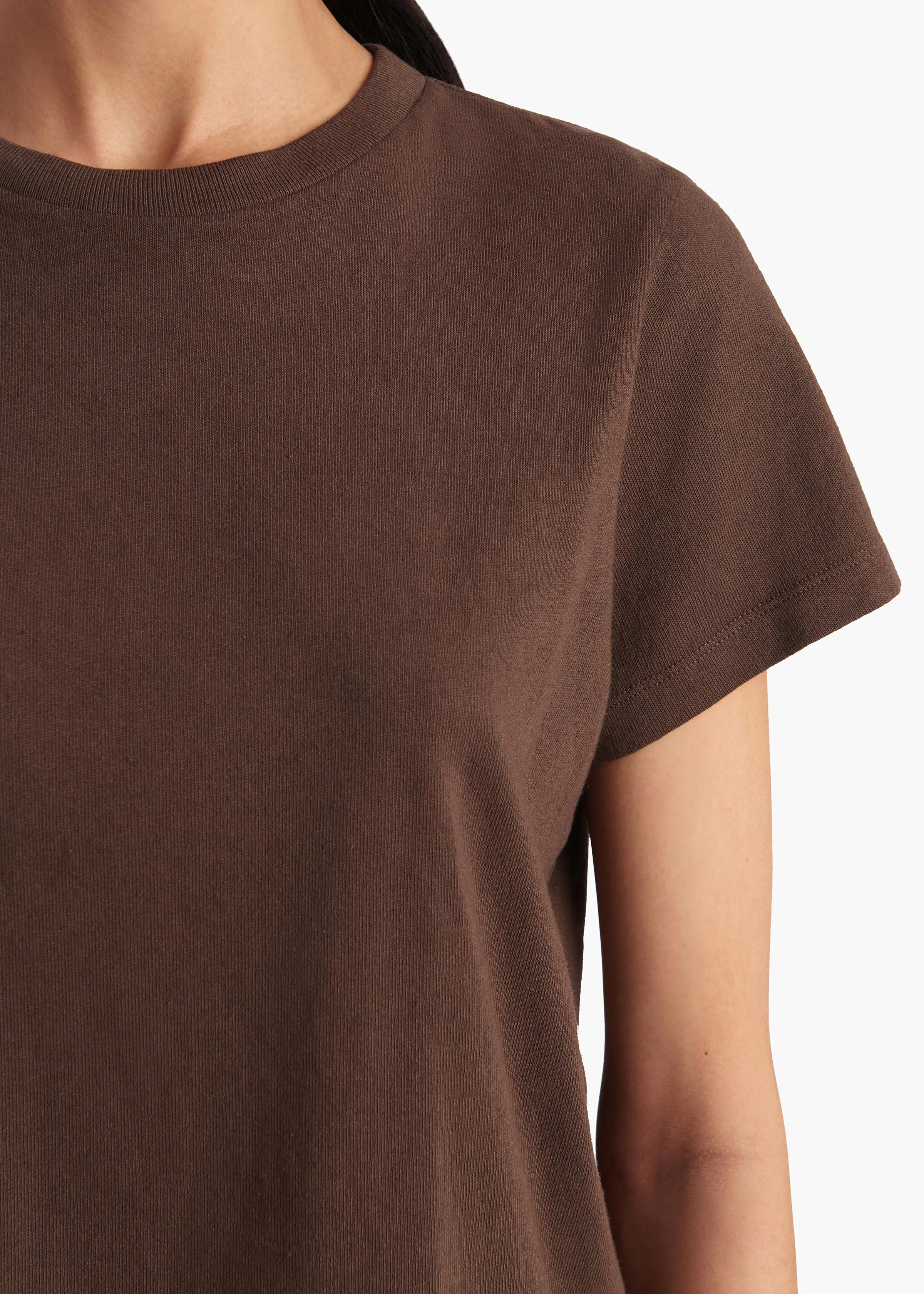 Emmylou T-Shirt in Bark sold by KHAITE product image thumbnail 5