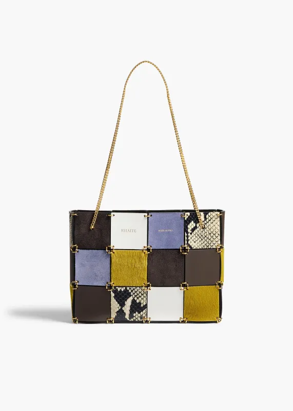 Mini Emma Bag in Fern Multi Leather sold by KHAITE