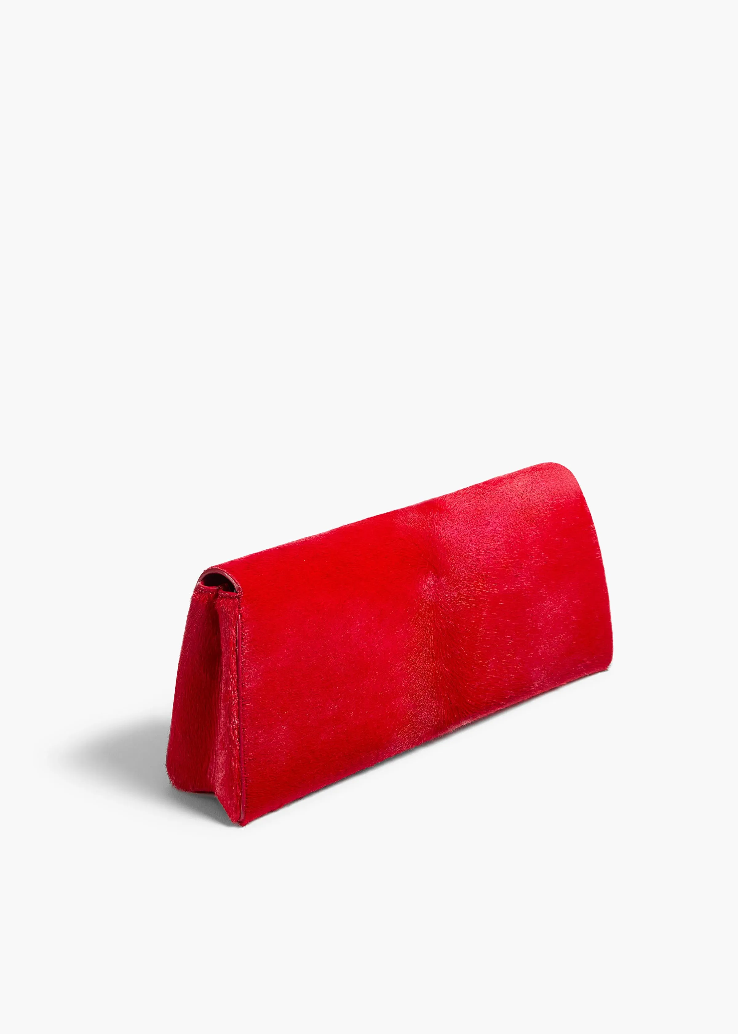 Audrey Clutch in Ruby Haircalf sold by KHAITE product image thumbnail 3