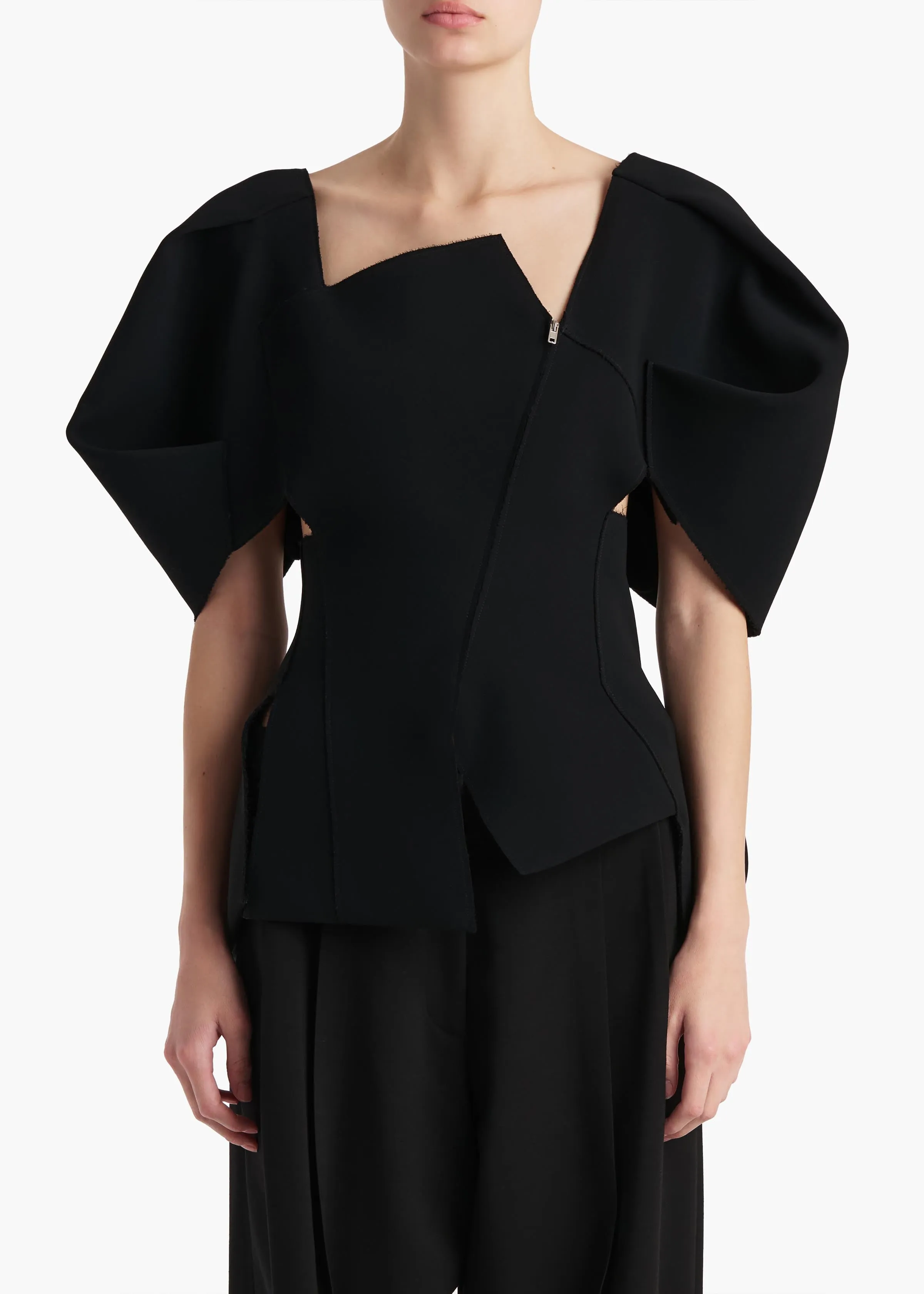 Quan Top in Black sold by KHAITE product image thumbnail 3