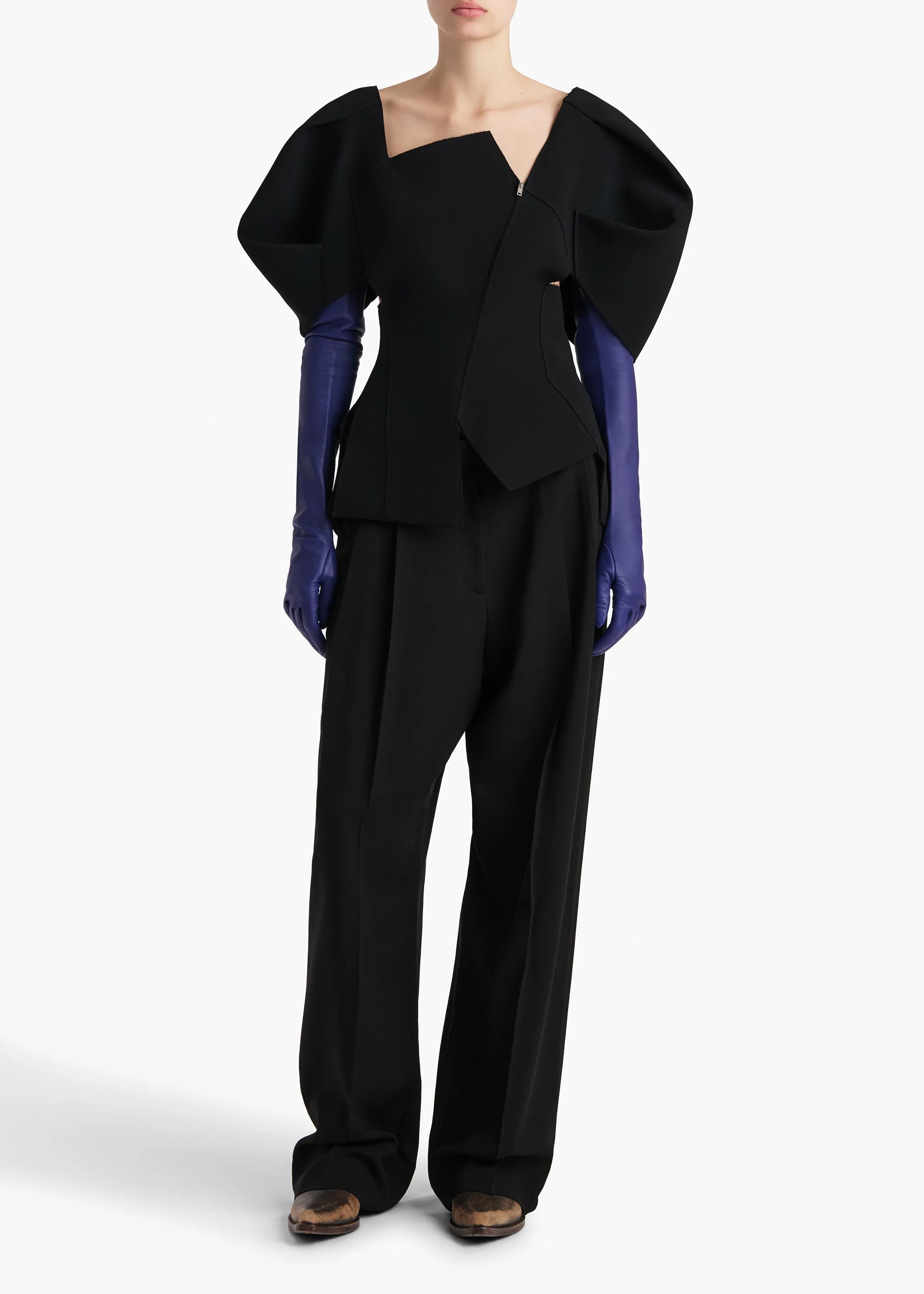 Quan Top in Black sold by KHAITE product image thumbnail 2
