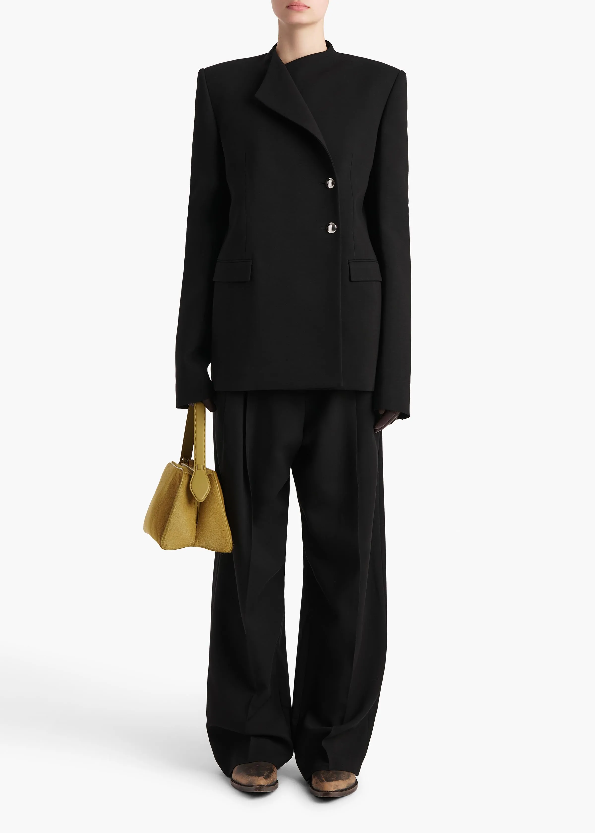 August Pant in Black sold by KHAITE product image thumbnail 2