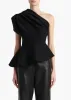 Aimee Top in Black sold by KHAITE