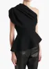 Aimee Top in Black sold by KHAITE