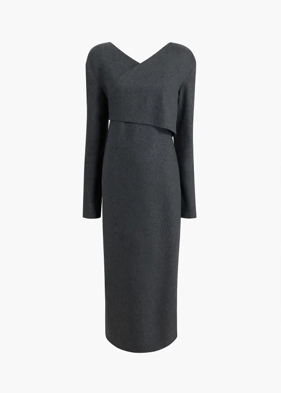 Aubrey Dress in Storm sold by KHAITE