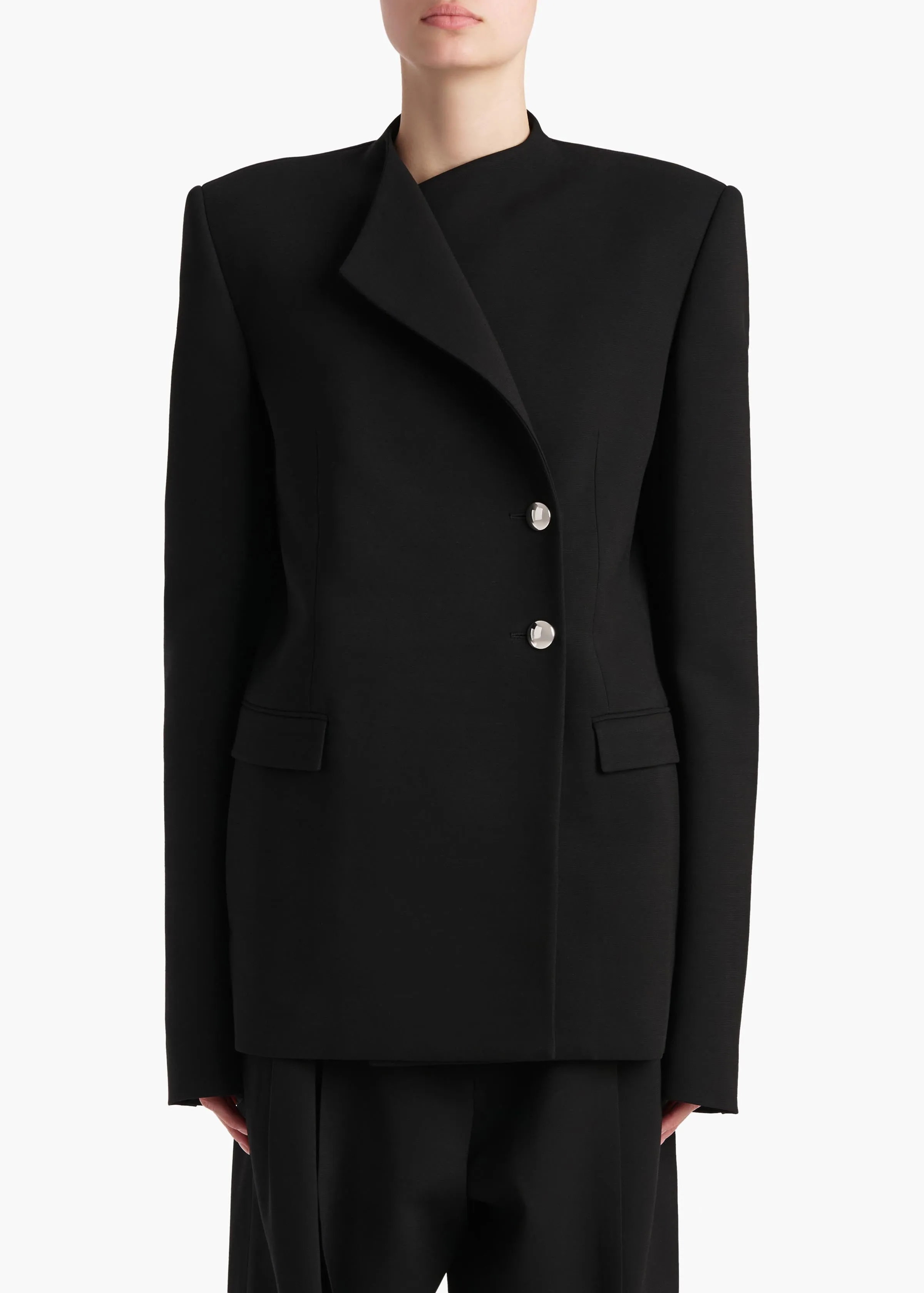 Elona Jacket in Black sold by KHAITE product image thumbnail 3