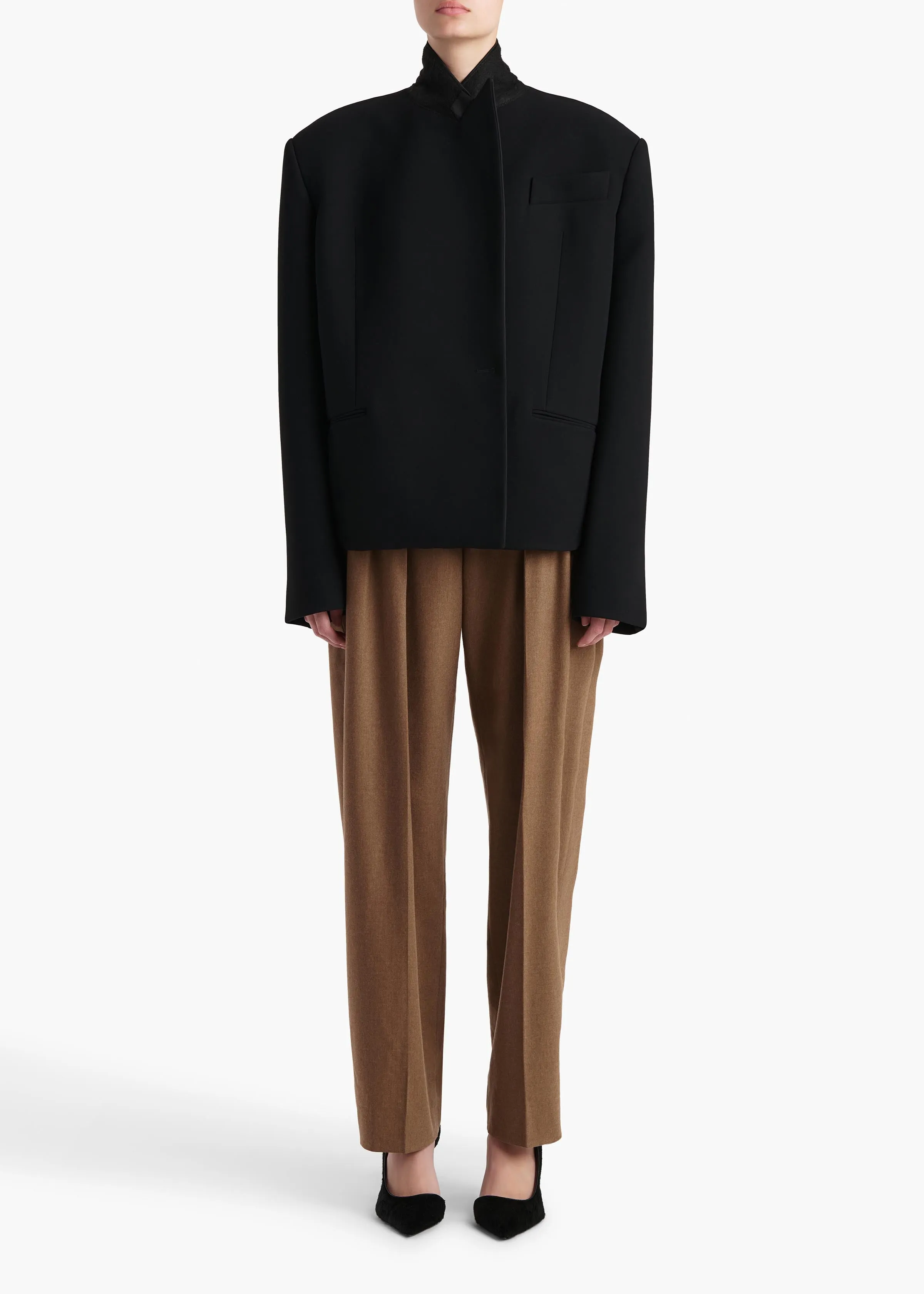 Comair Jacket in Black sold by KHAITE product image thumbnail 2