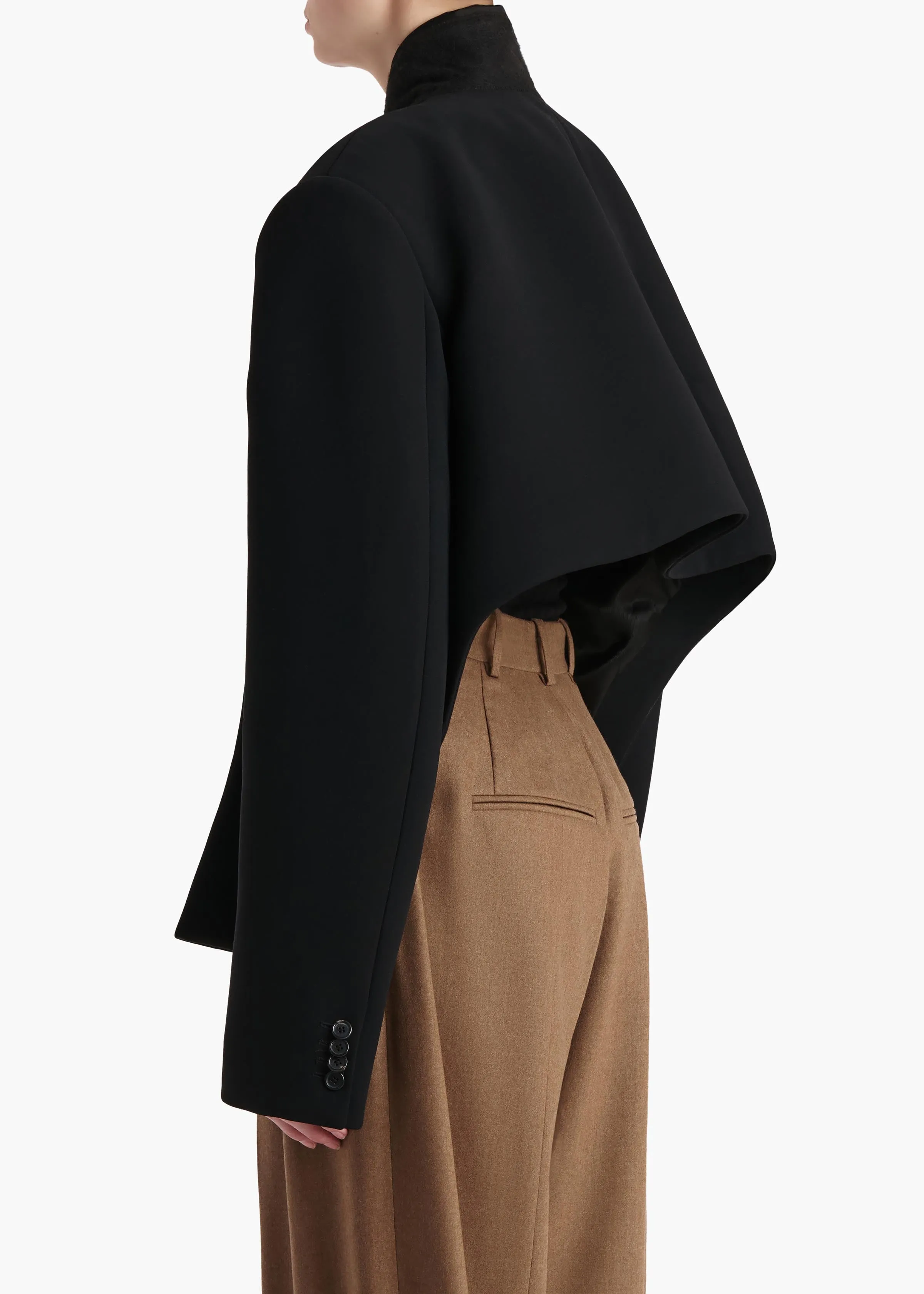 Comair Jacket in Black sold by KHAITE product image thumbnail 4