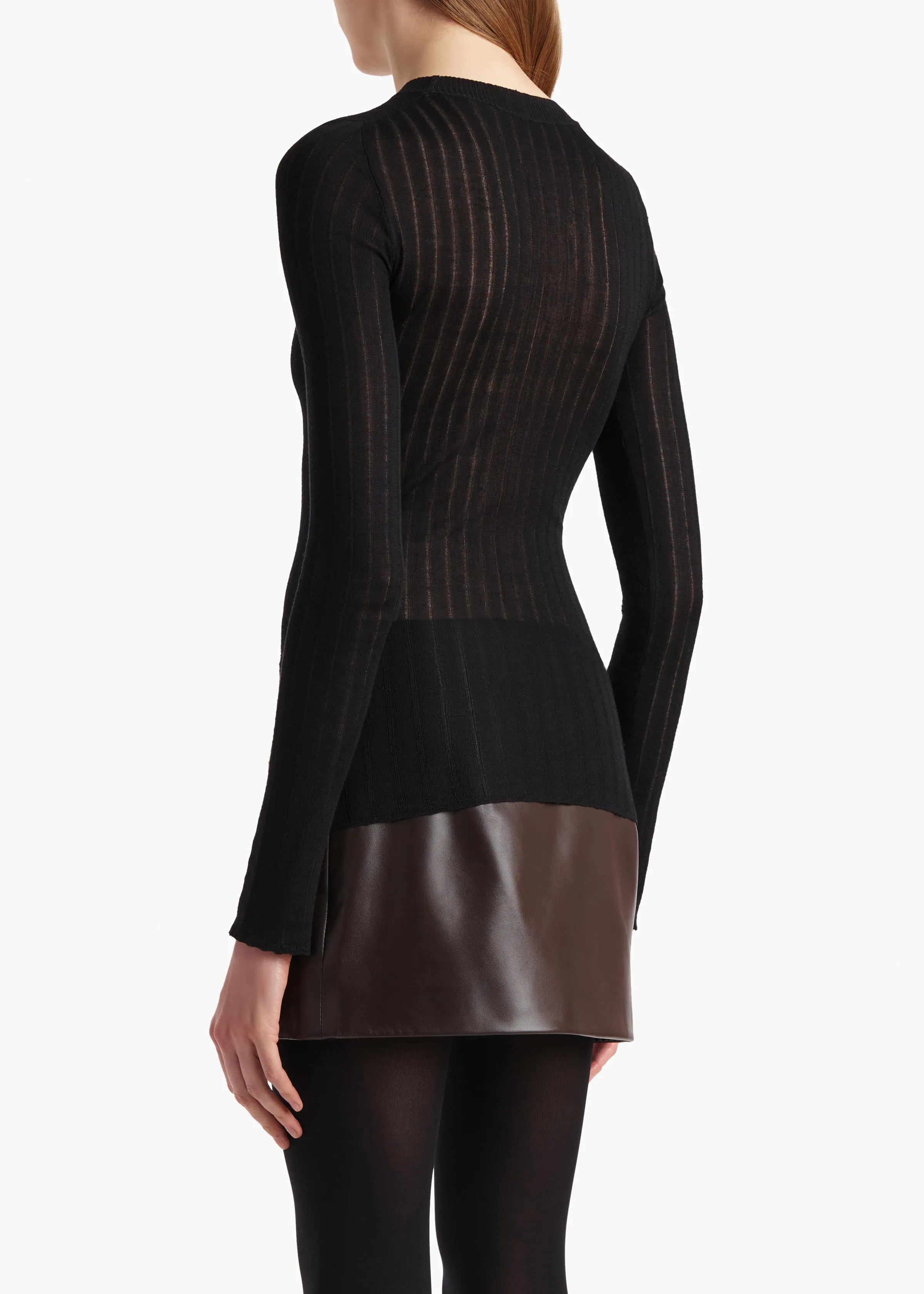 Elm Top in Black sold by KHAITE product image thumbnail 4