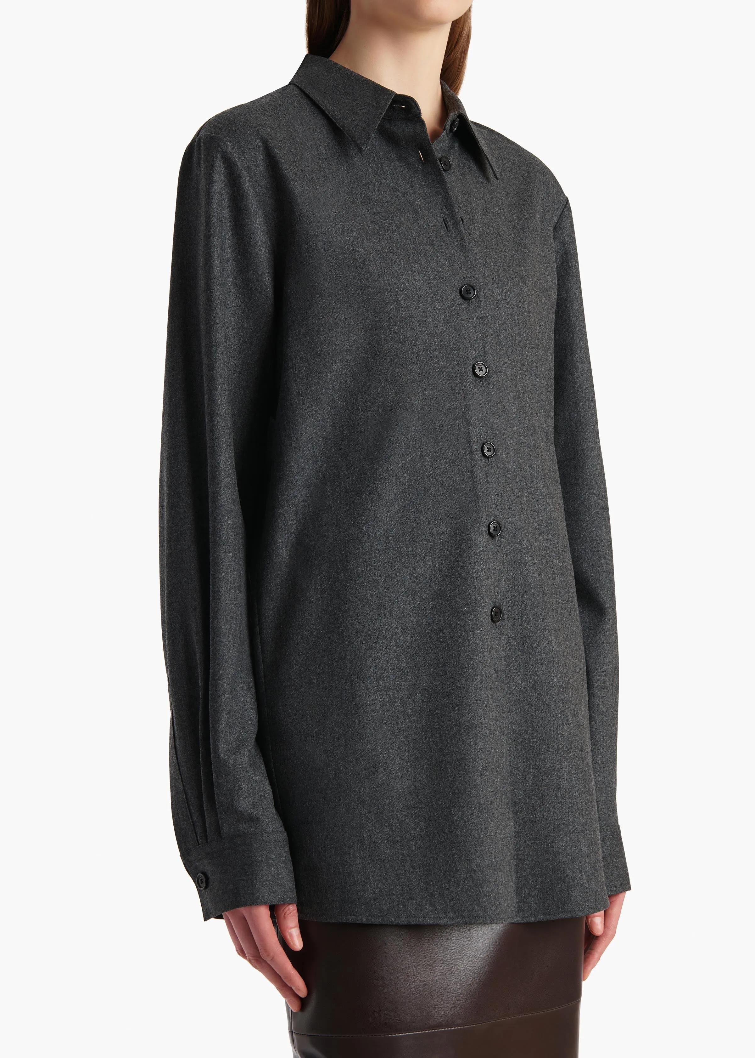 Auryn Top in Storm sold by KHAITE product image thumbnail 5