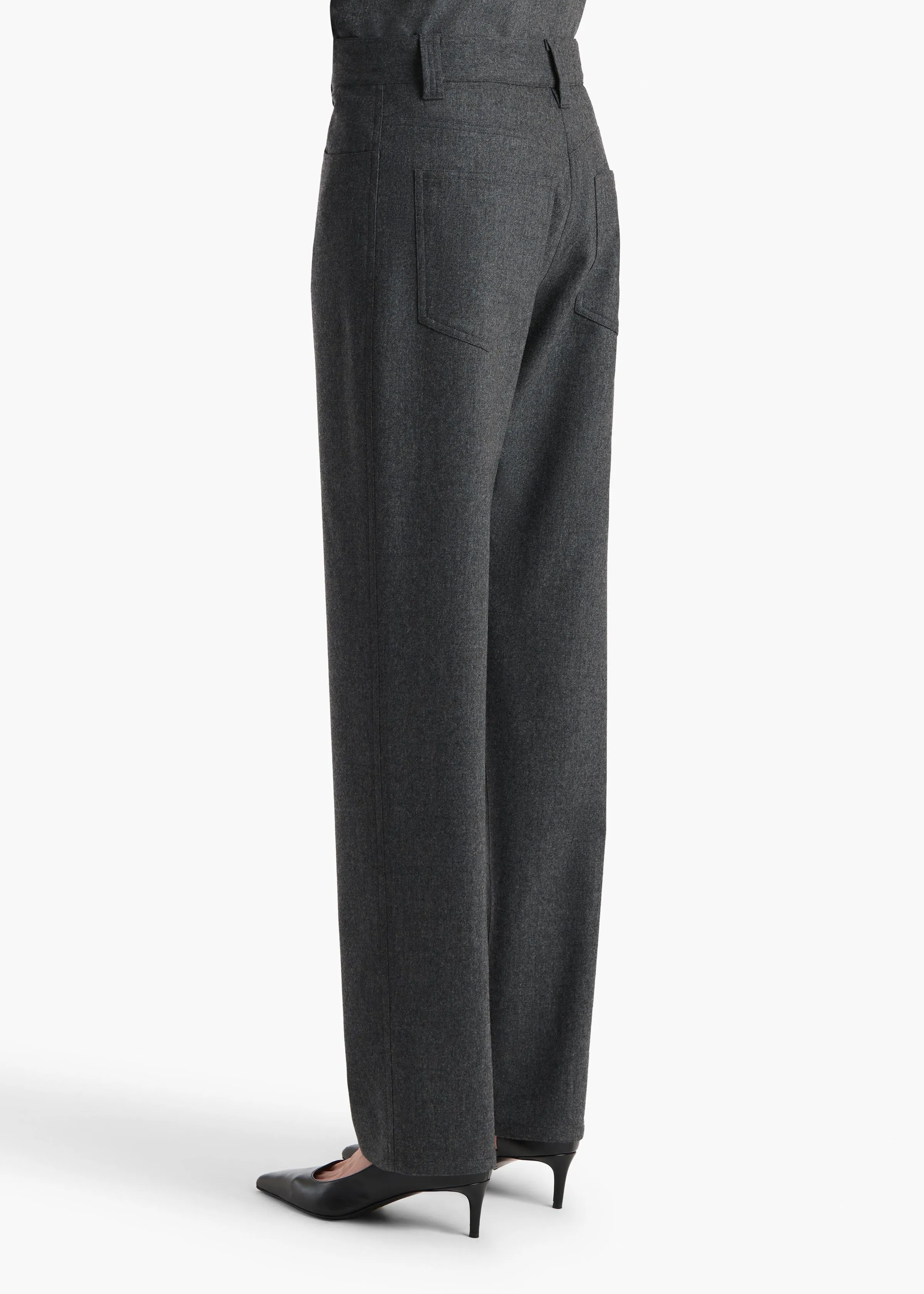 Callum Pant in Storm sold by KHAITE product image thumbnail 4