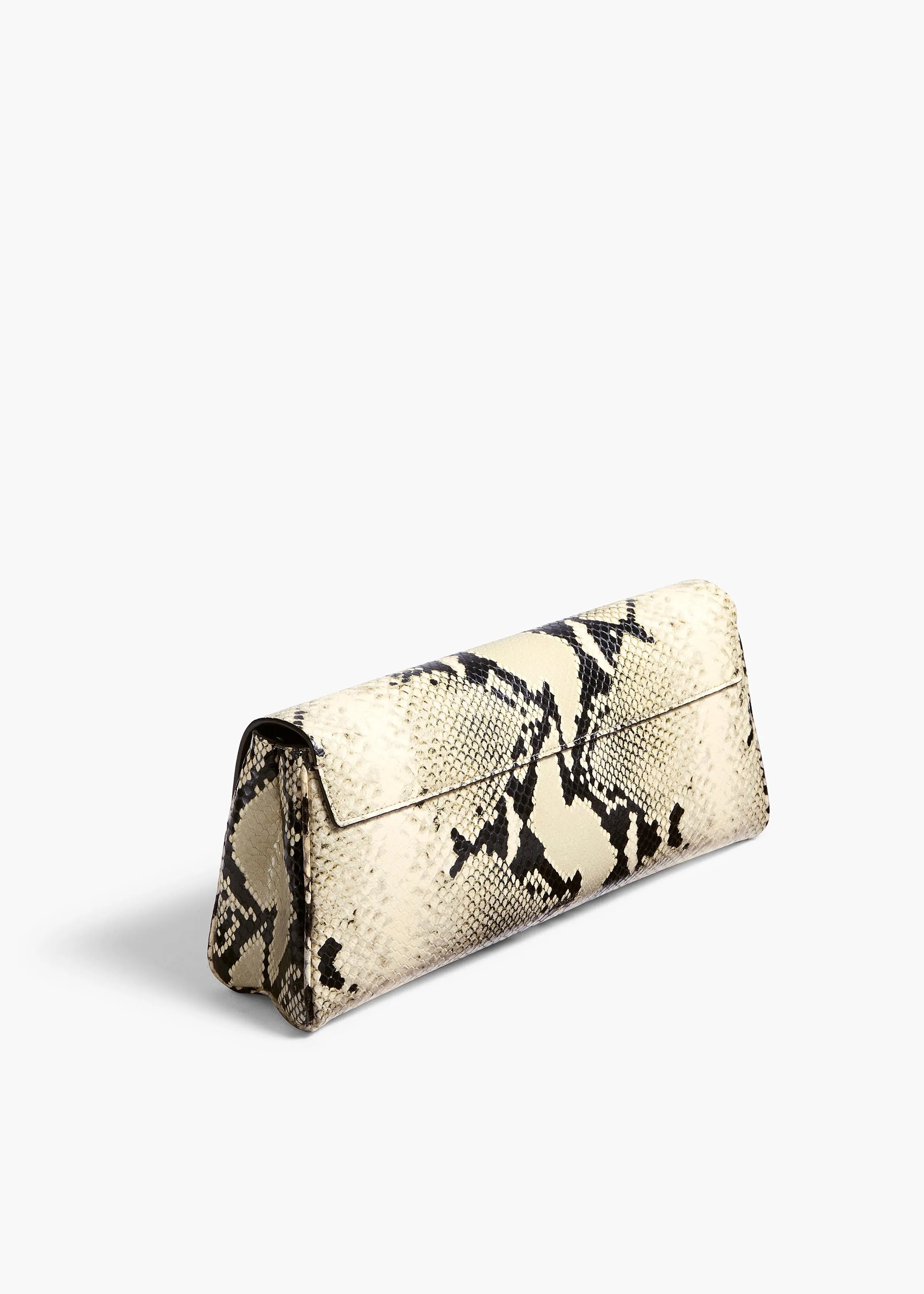 Audrey Clutch in Natural Python-Embossed Leather sold by KHAITE product image thumbnail 3