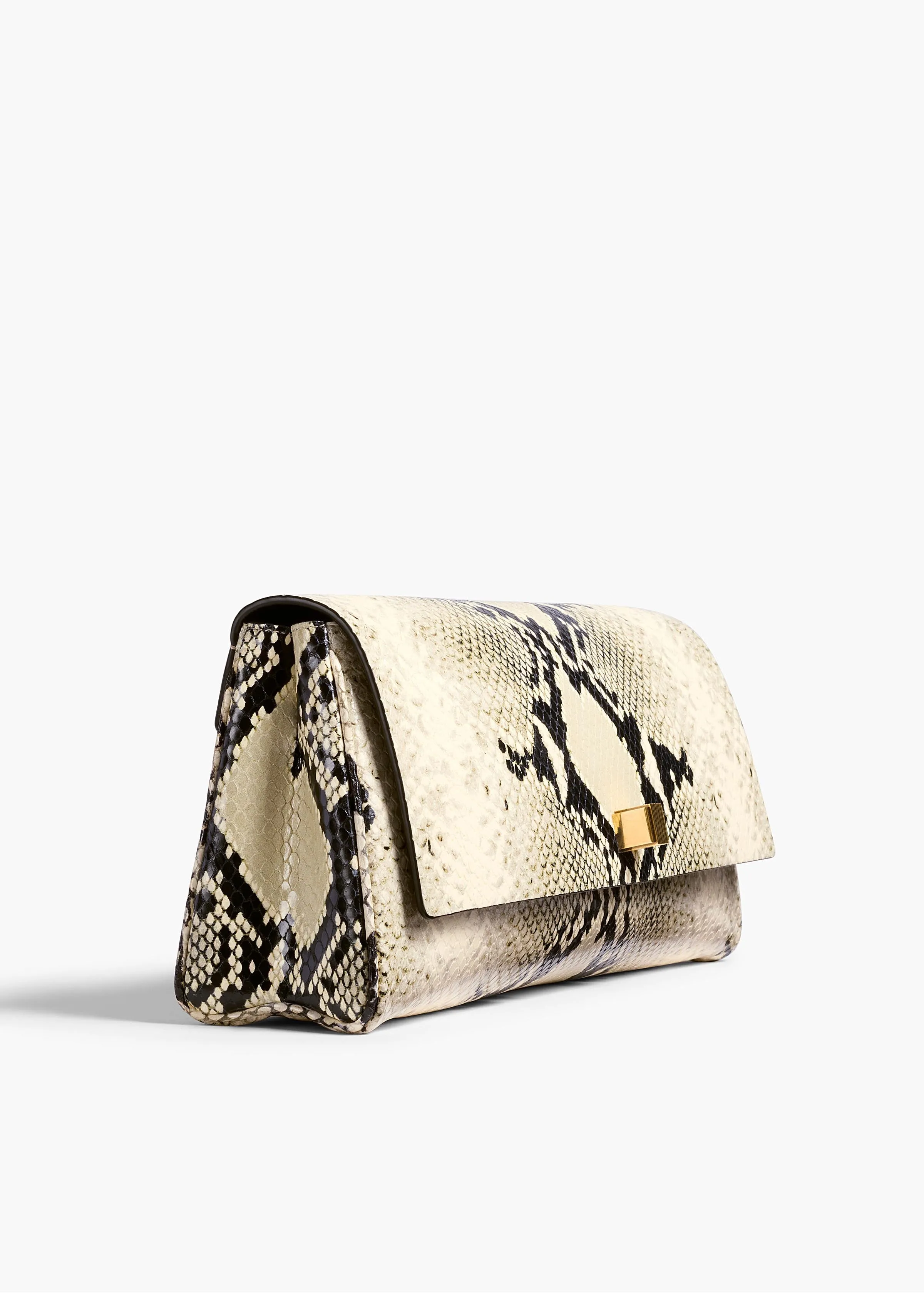Audrey Clutch in Natural Python-Embossed Leather sold by KHAITE product image thumbnail 2