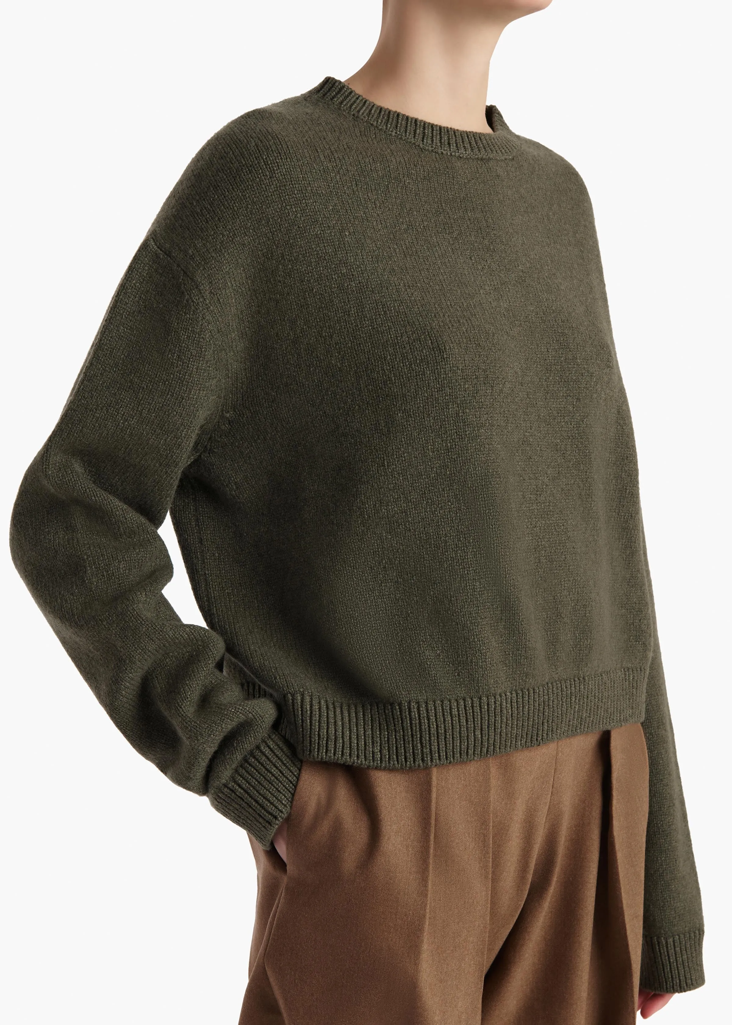 Milo Sweater in Pine sold by KHAITE product image thumbnail 5