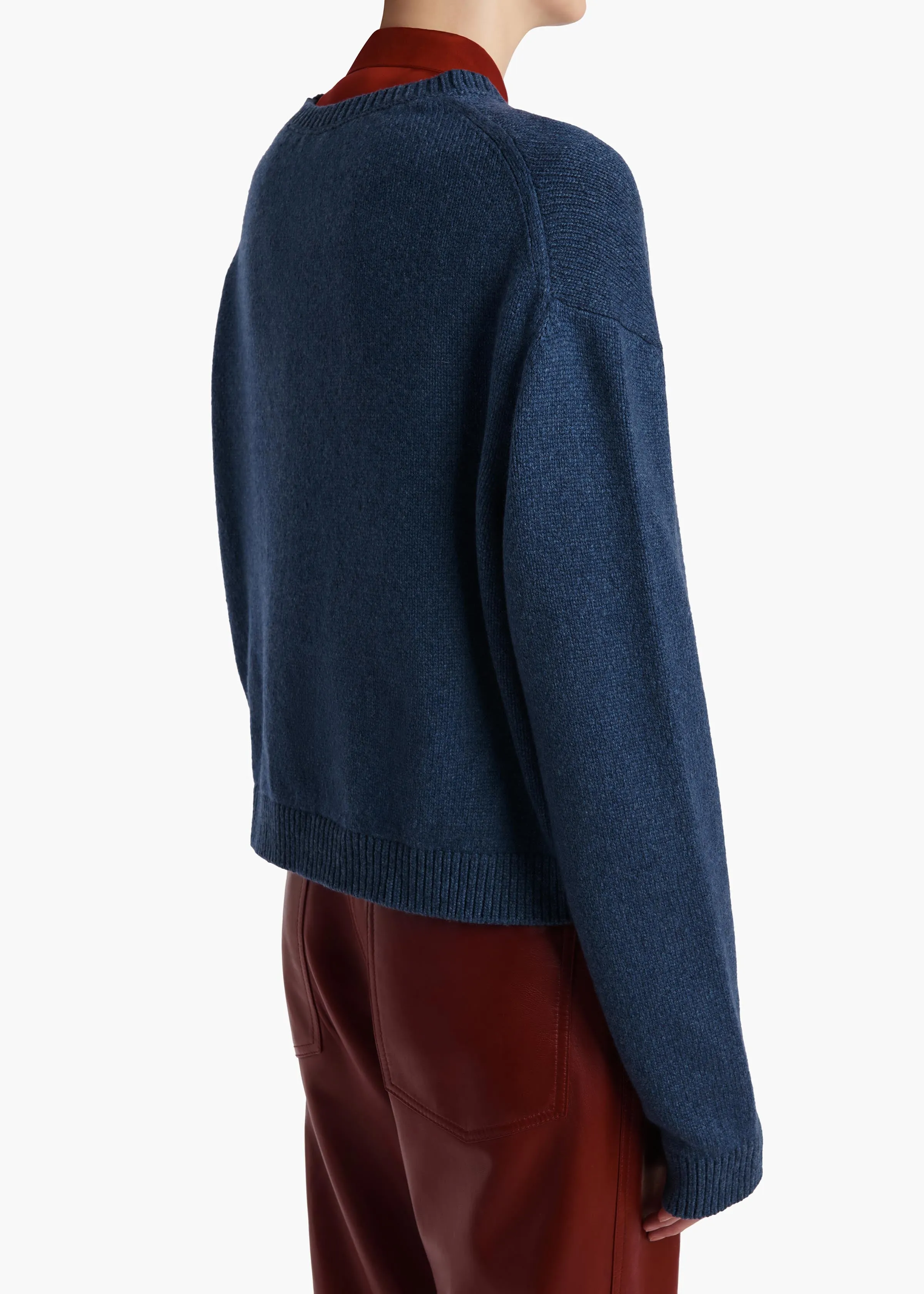 Milo Sweater in Indigo sold by KHAITE product image thumbnail 5