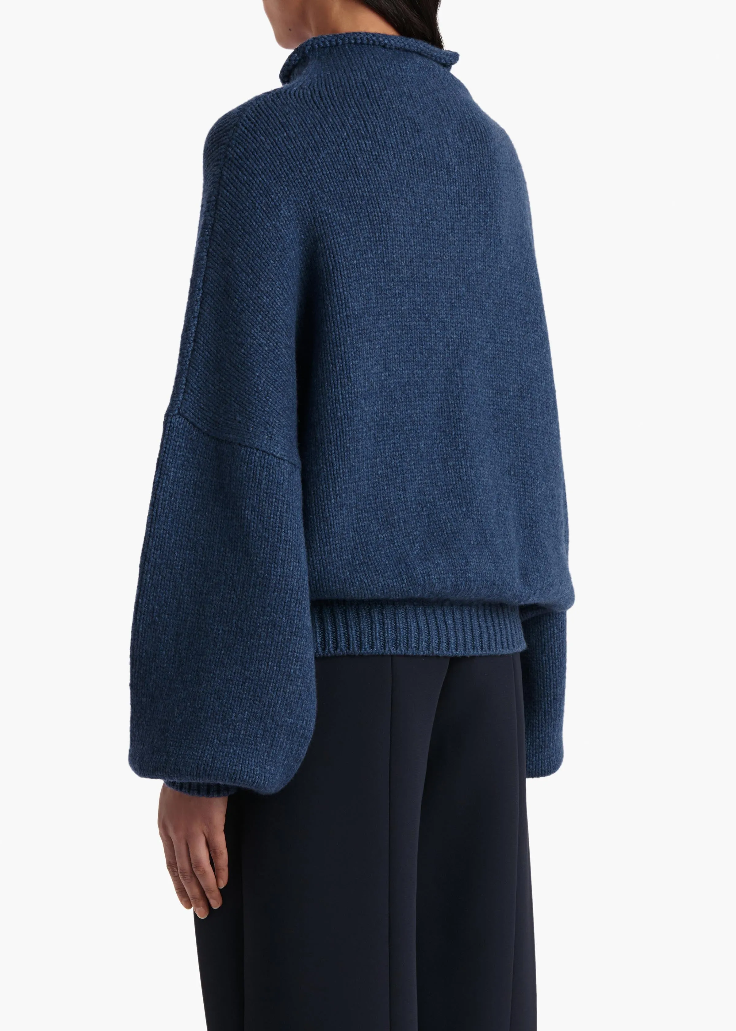 Juniper Sweater in Indigo sold by KHAITE product image thumbnail 4