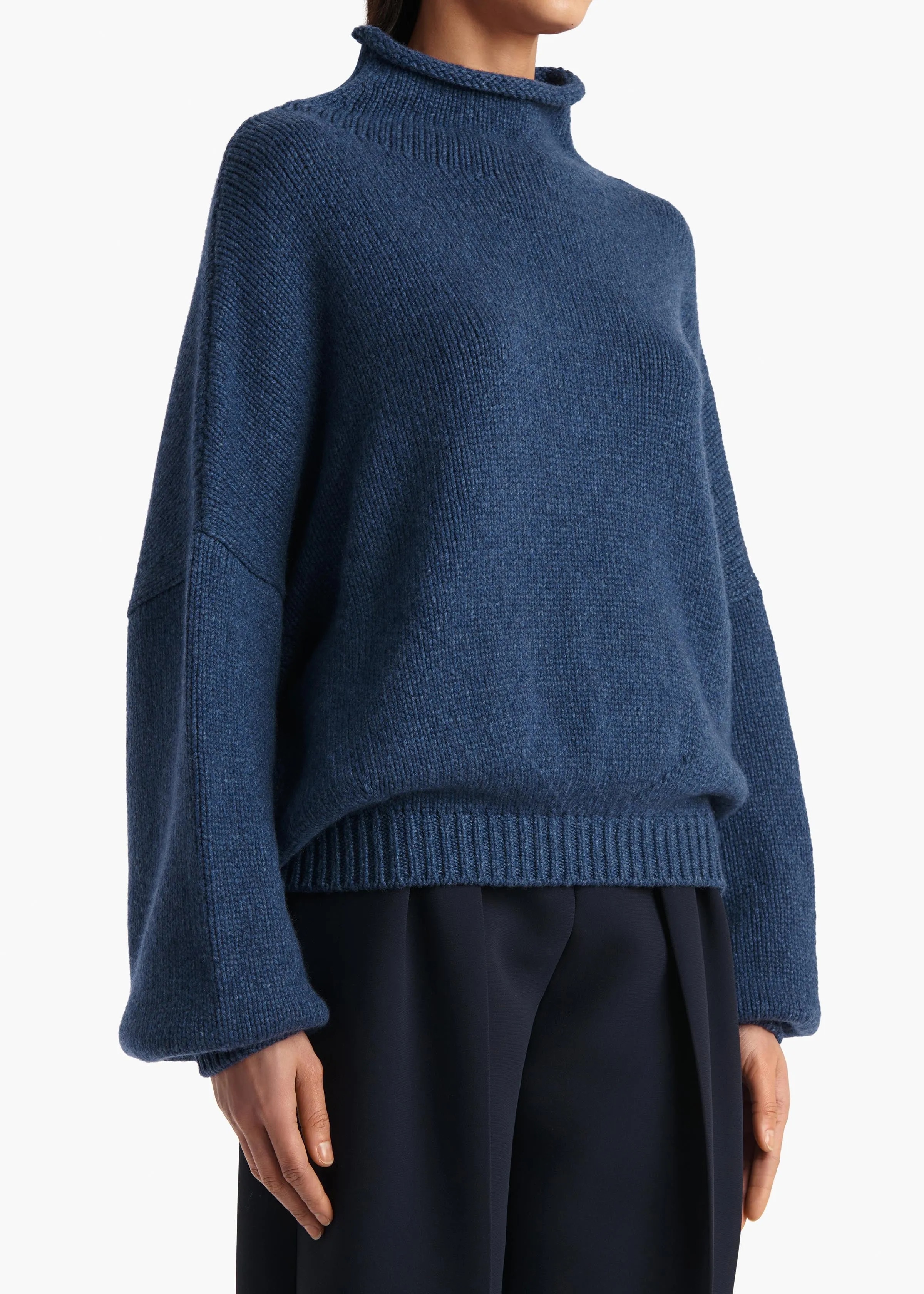 Juniper Sweater in Indigo sold by KHAITE product image thumbnail 5