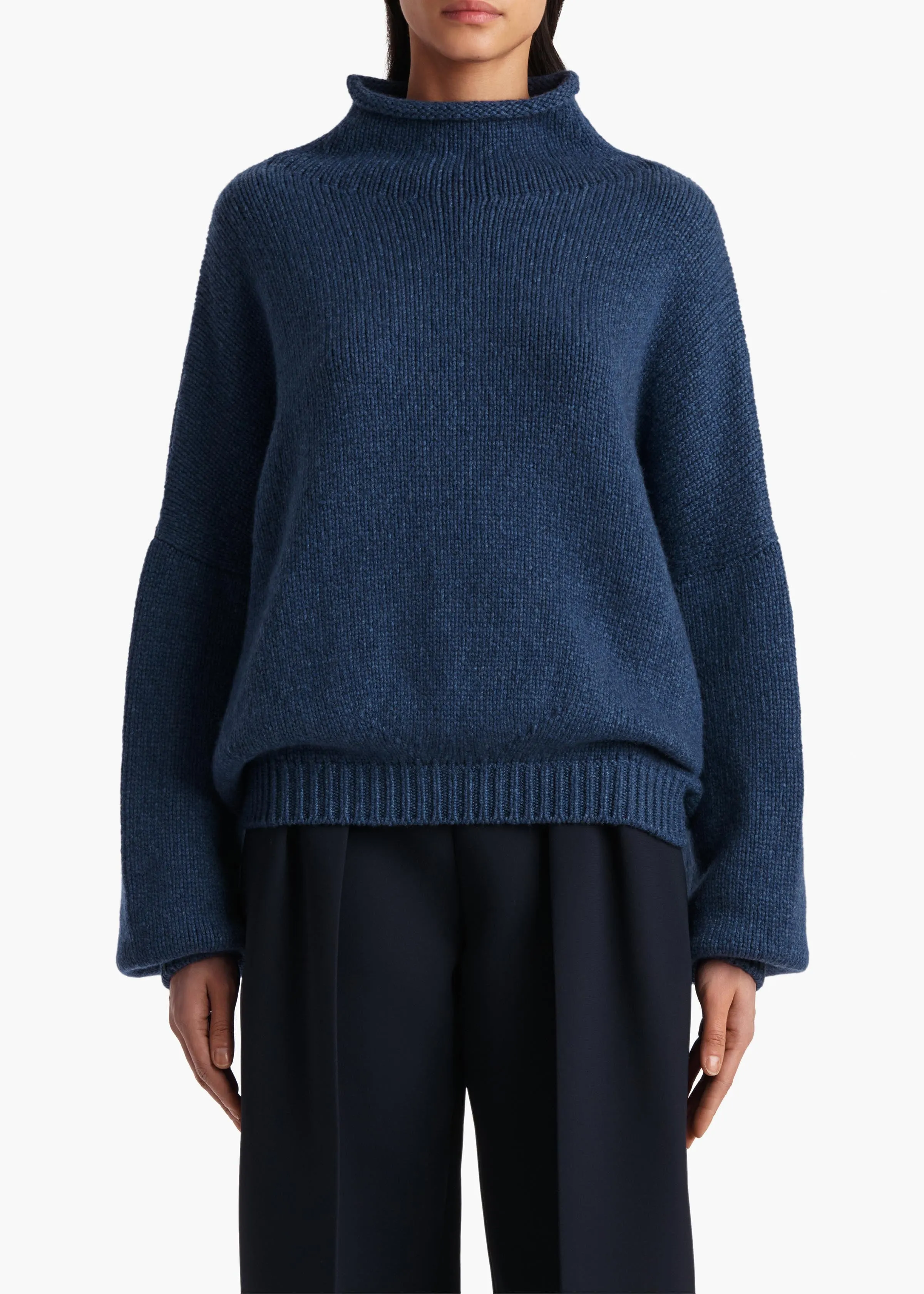 Juniper Sweater in Indigo sold by KHAITE product image thumbnail 3