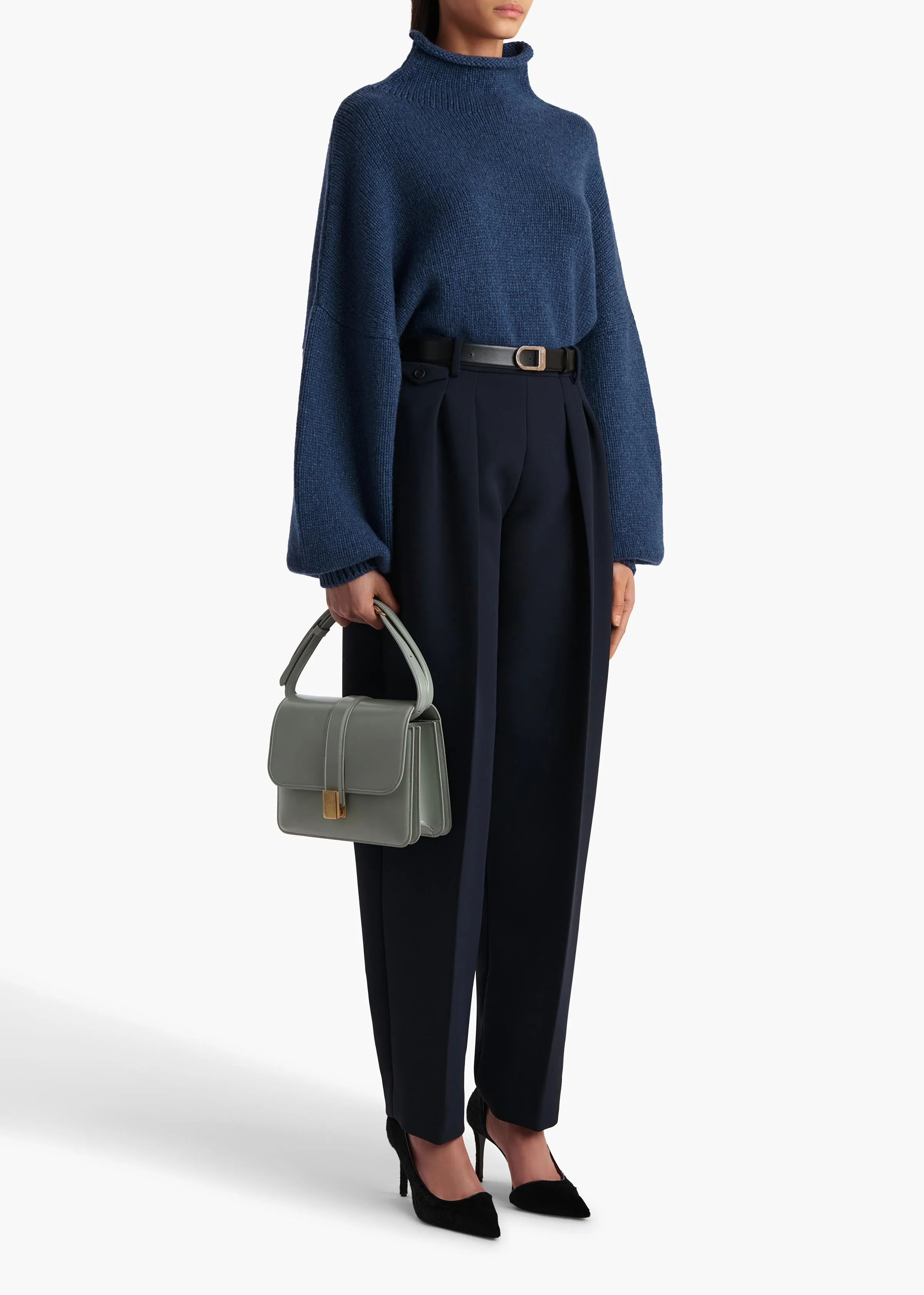 Juniper Sweater in Indigo sold by KHAITE product image thumbnail 2