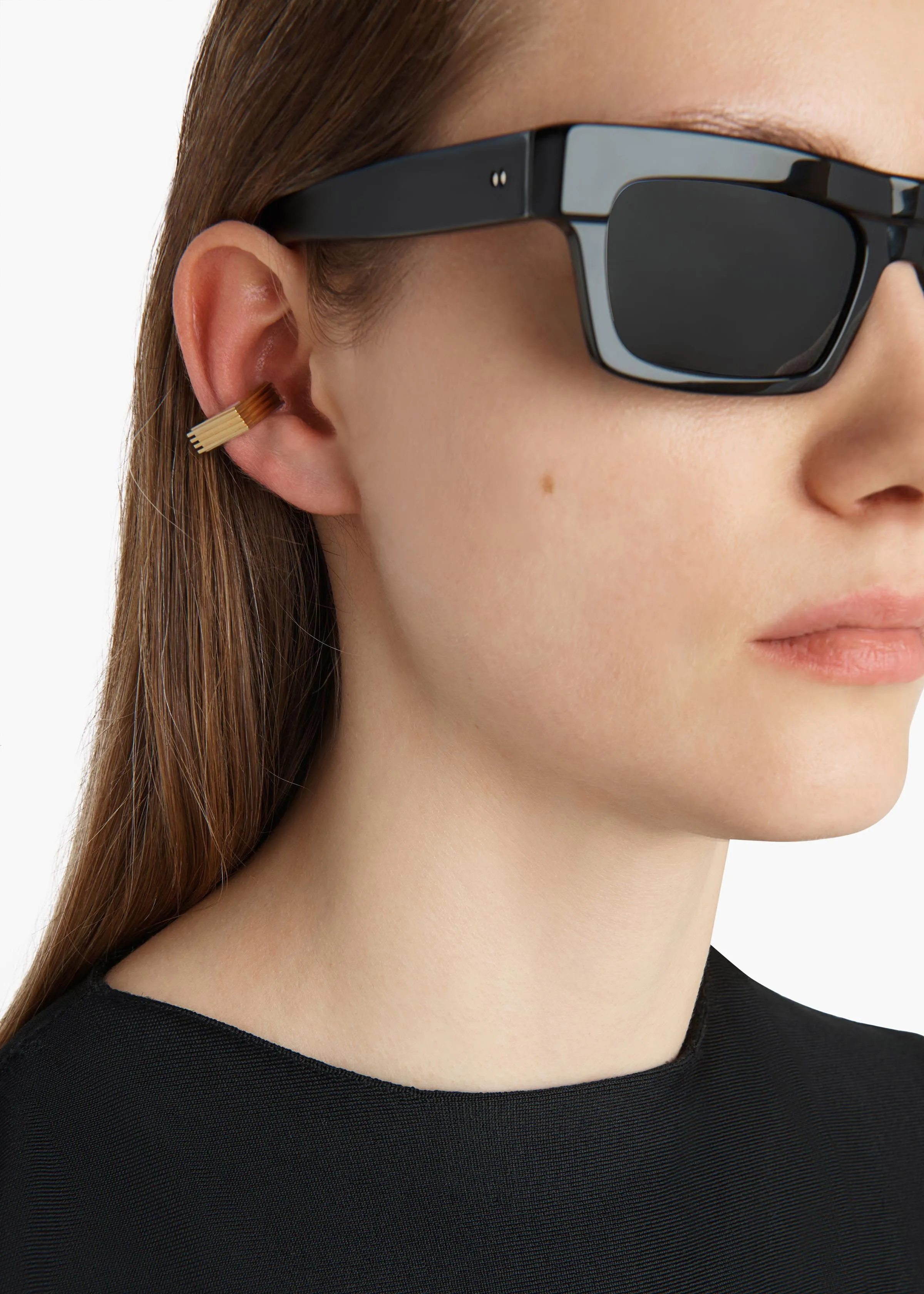 Empire Ear Cuffs in Gold sold by KHAITE product image thumbnail 3